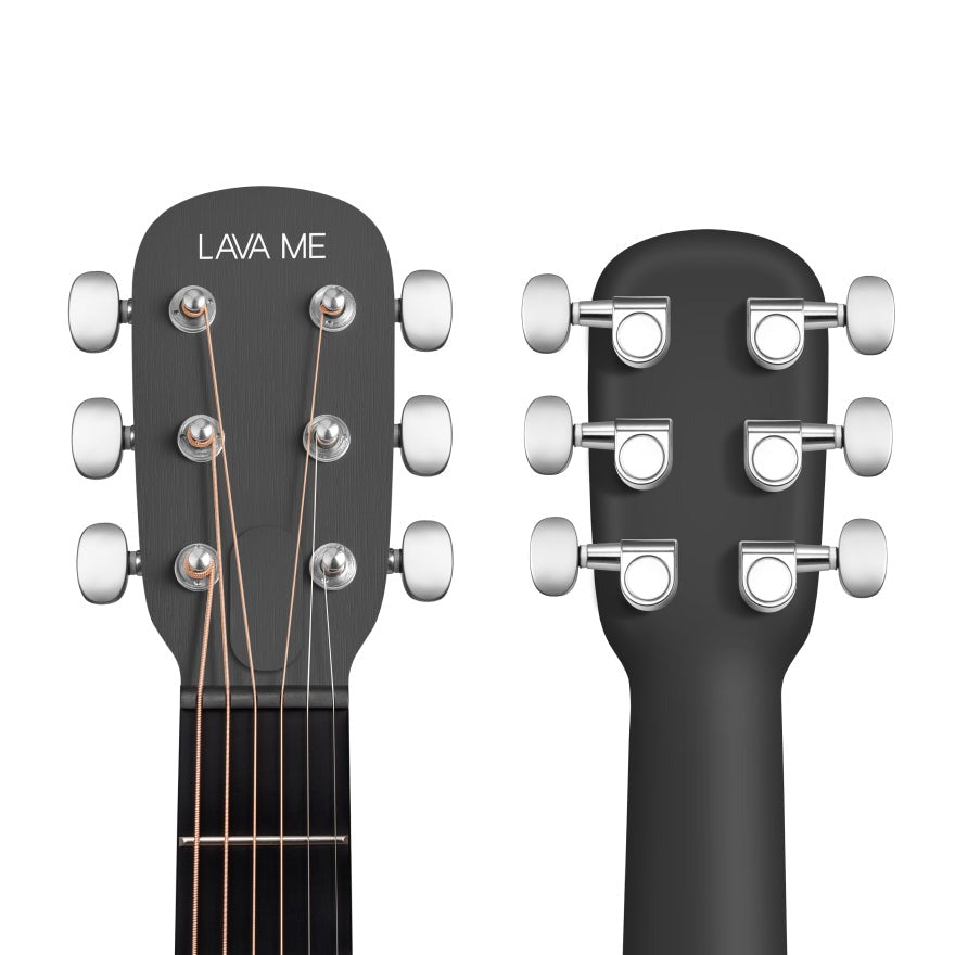 Lava Music ME Play 36" Acoustic/Electric Guitar w/Gig Bag - Nightfall/Sail White