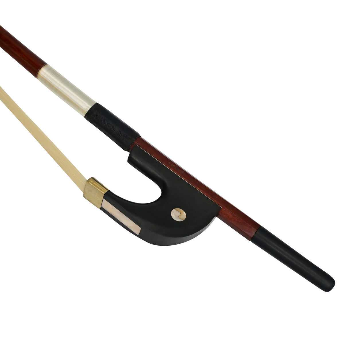 J. LaSalle LB-10BG Brazilwood Student Series German Bass Bow – 3/4 Size