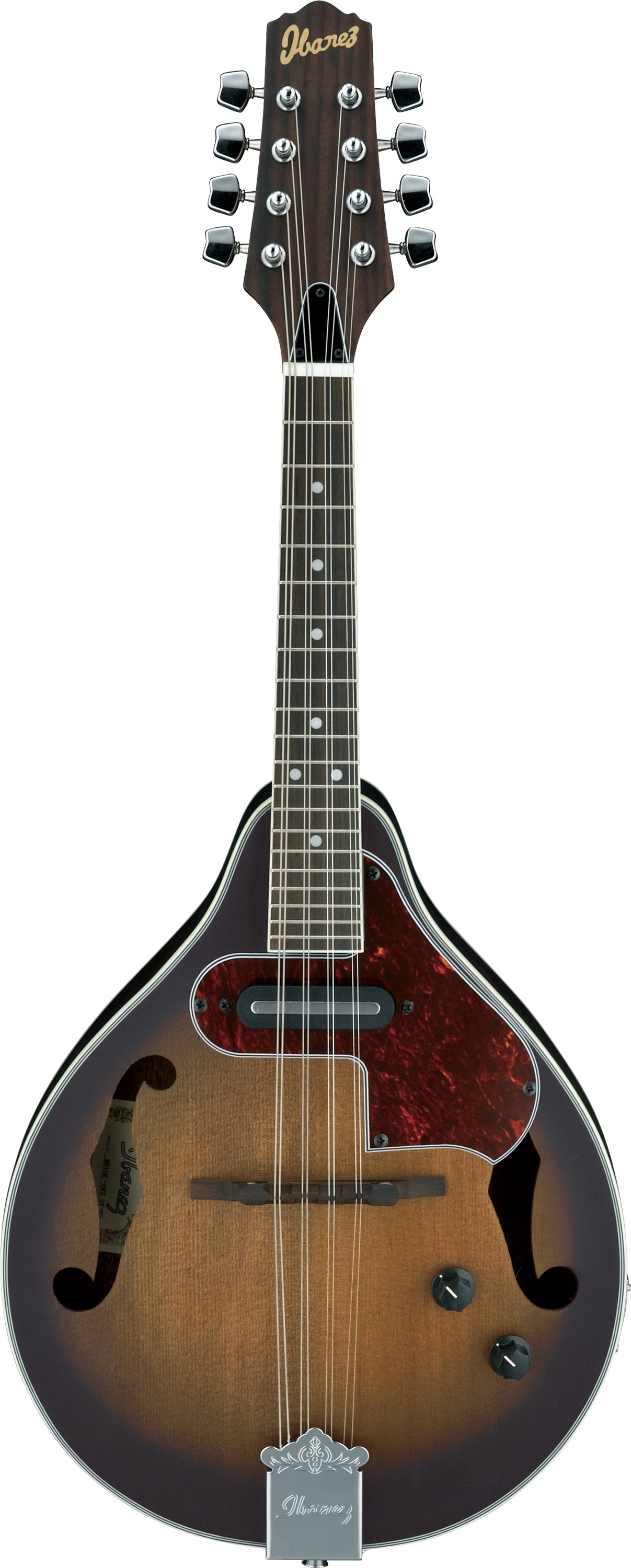 Ibanez M510E Electric/Acoustic A-Style Mandolin - Open Pore Vintage Sunburst
