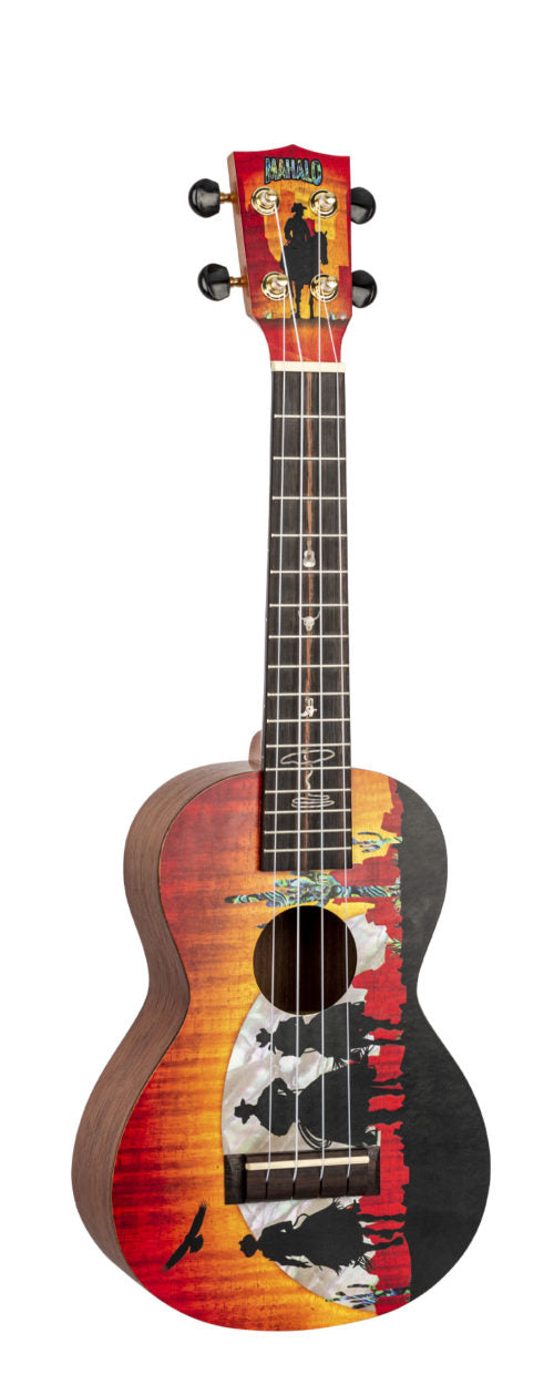 Mahalo Artist Elite Concert Ukulele w/Gig Bag - Wild West