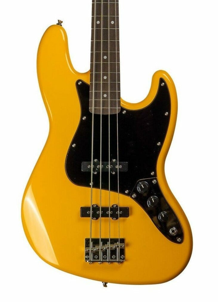 Markbass JB-Style 4-String Electric Bass Guitar w/Gig Bag - Yellow