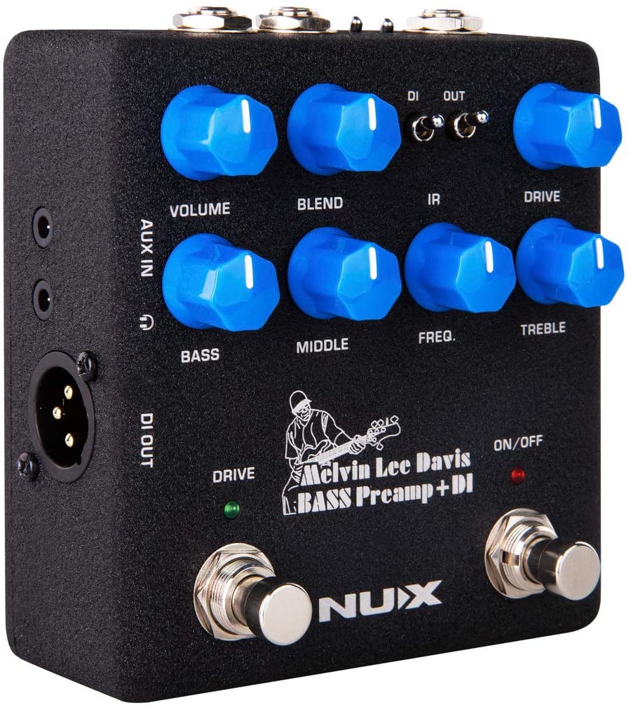 NUX Melvin Lee Davis Signature Bass Preamp/DI Pedal
