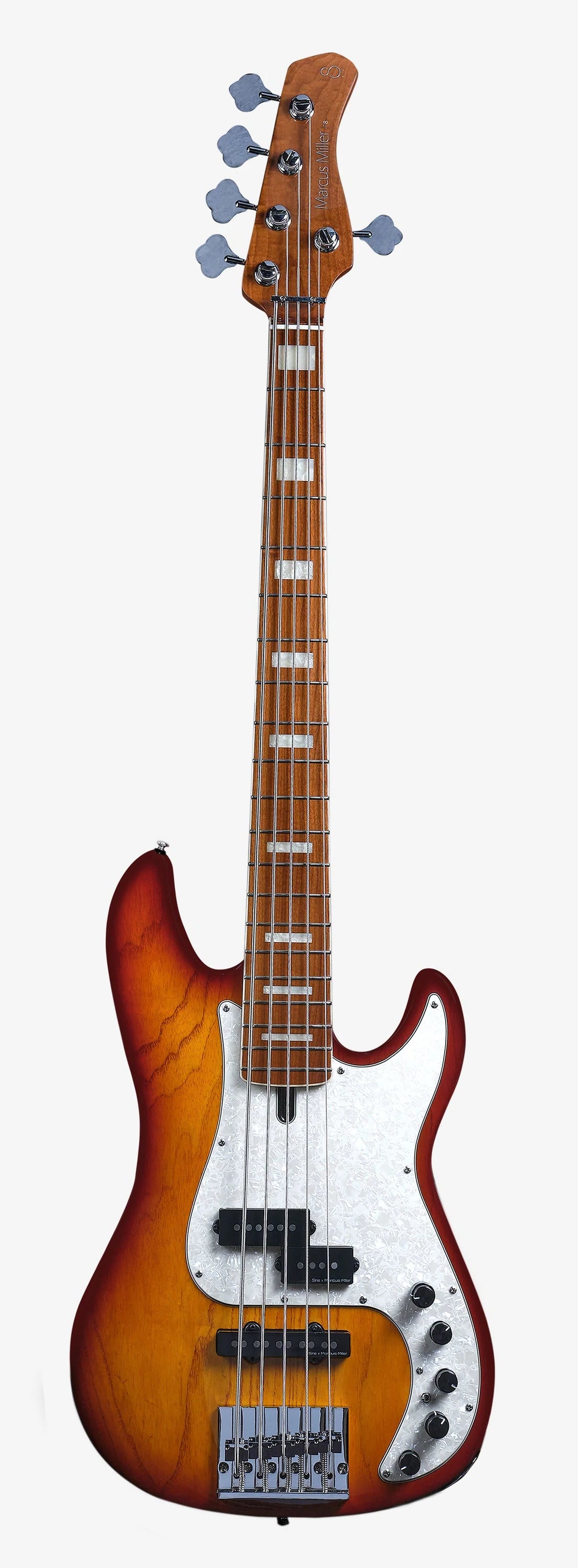 Sire Marcus Miller P8 Active 5-String Bass Guitar w/Gig Bag - Tobacco Sunburst