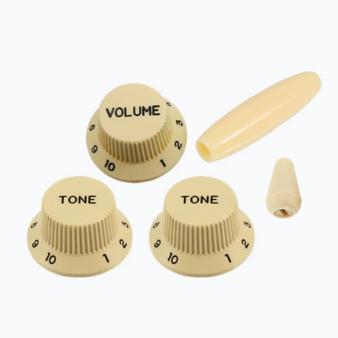 AllParts PK-0178 Complete Knob Set for Stratocaster - Cream