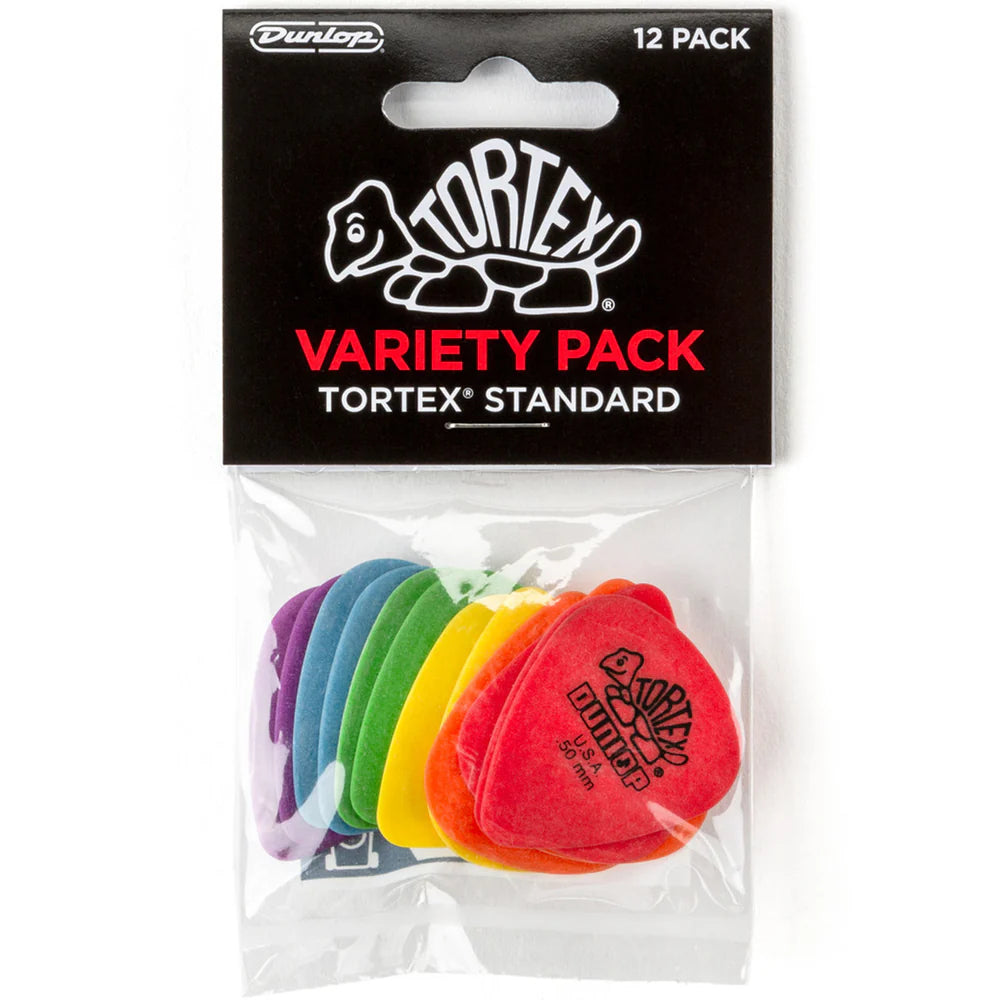 Dunlop PVP418 Tortex Standard Variety Pack - 12 Picks