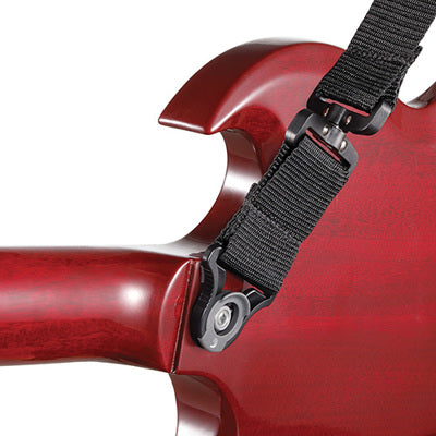 D'Addario Auto Lock Polypro Swivel Guitar Straps - Black