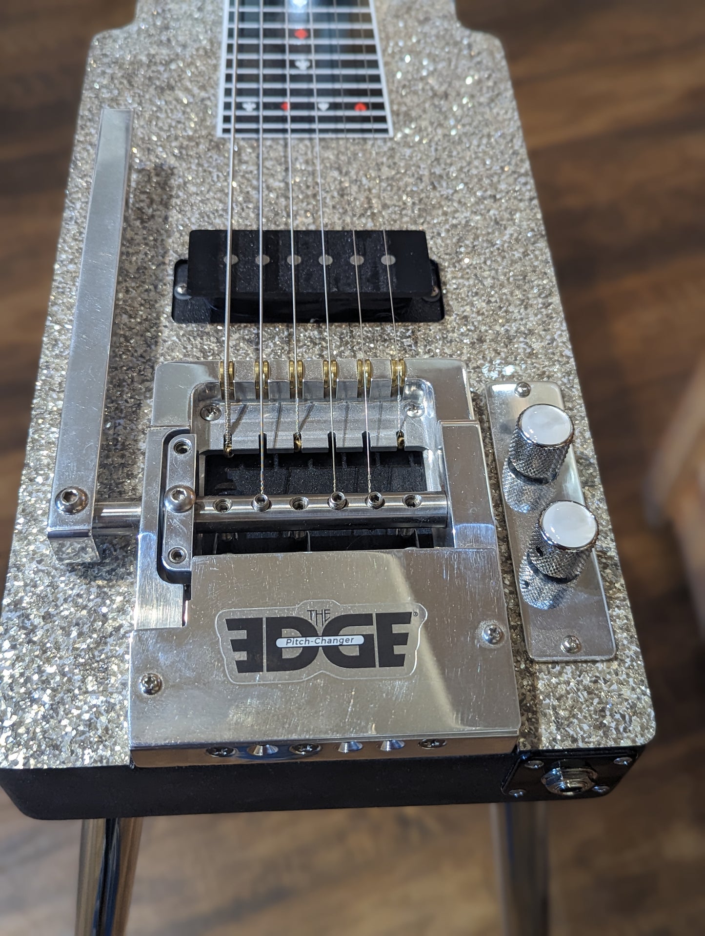 Jackson SlideKing LS Lap Steel w/Bender & Gig Bag - Silver Sparkle (Used)