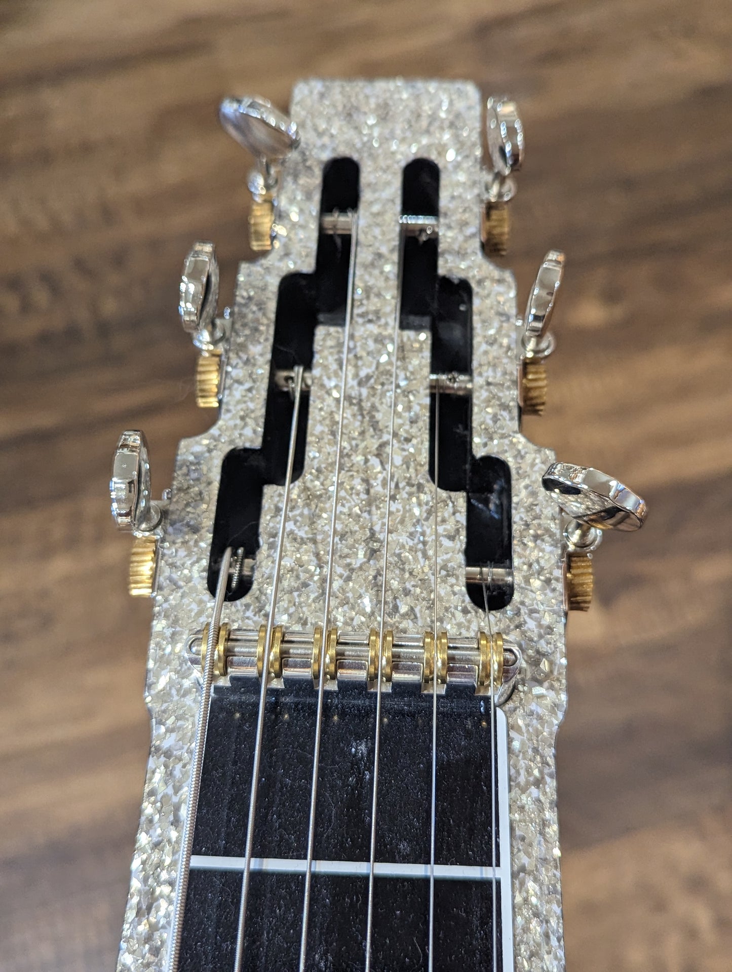 Jackson SlideKing LS Lap Steel w/Bender & Gig Bag - Silver Sparkle (Used)
