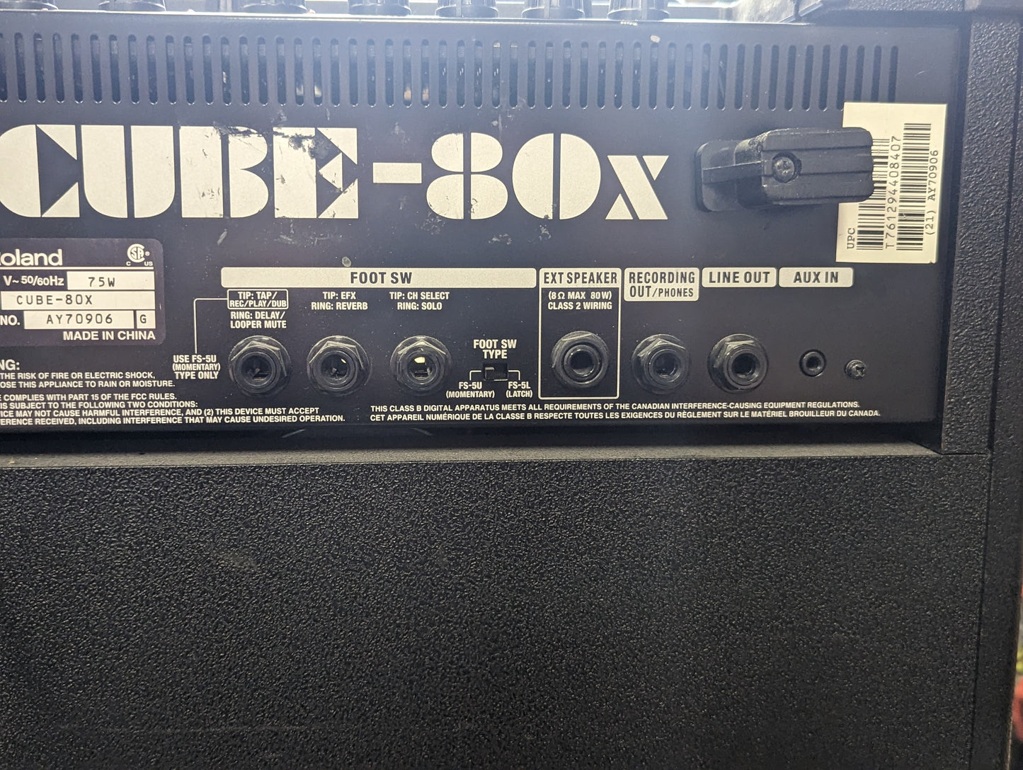 Roland Cube 80x Guitar Amp (Used)