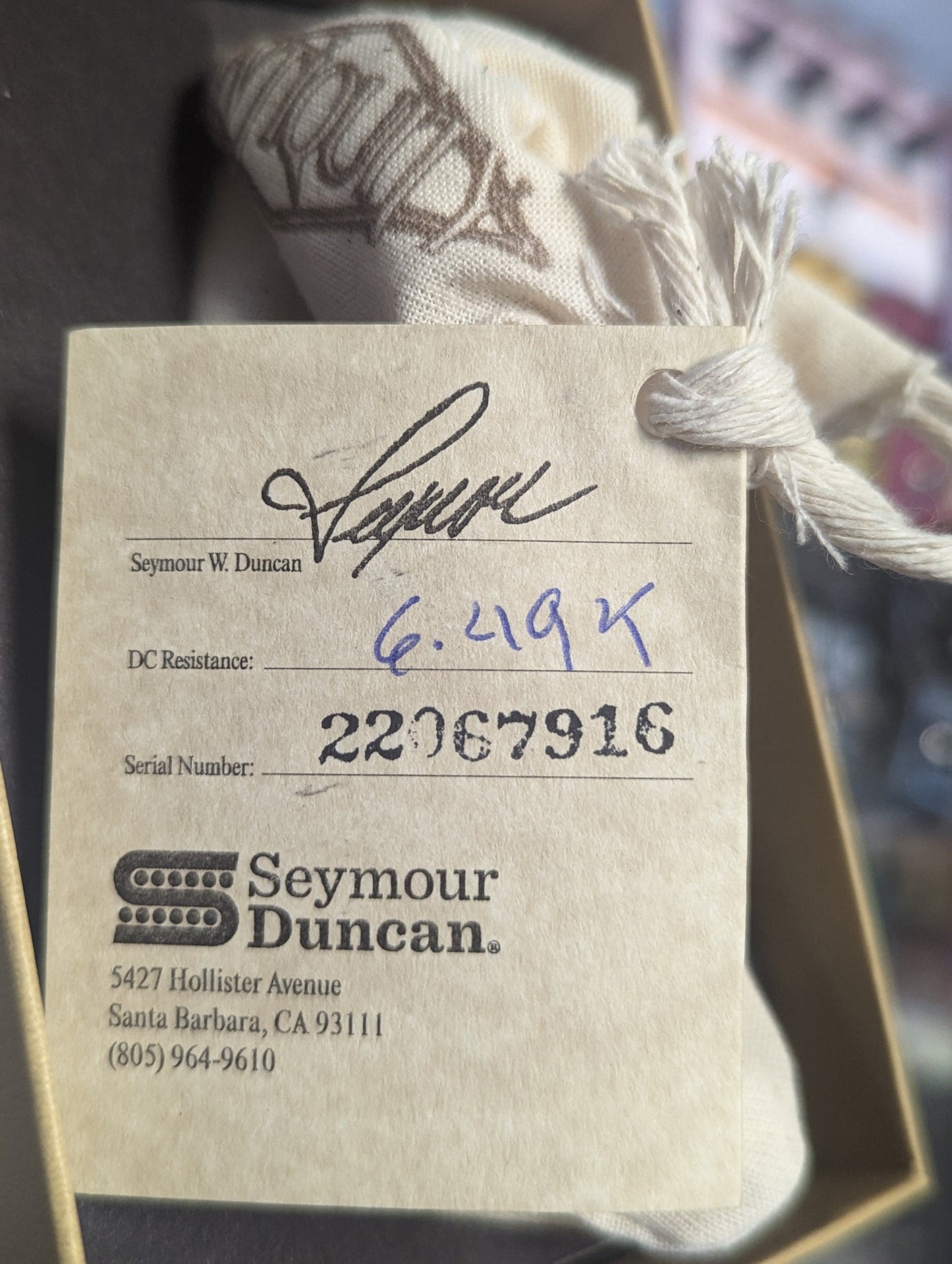 Seymour Duncan Antiquity II Surfer Strat Neck Pickup - Aged White (Used)