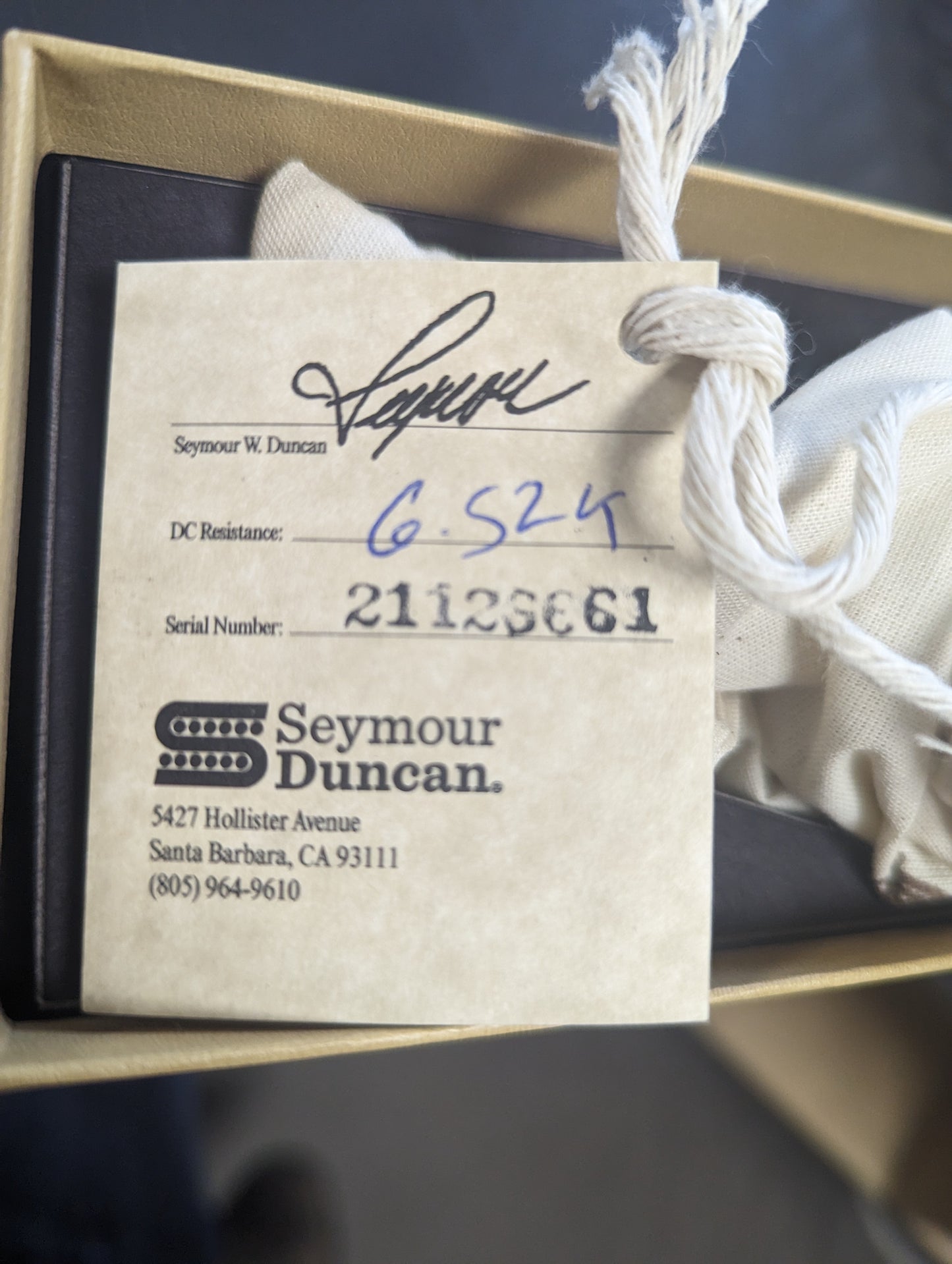 Seymour Duncan Antiquity II Surfer Strat Rw/RP Middle Pickup - Aged White (Used)