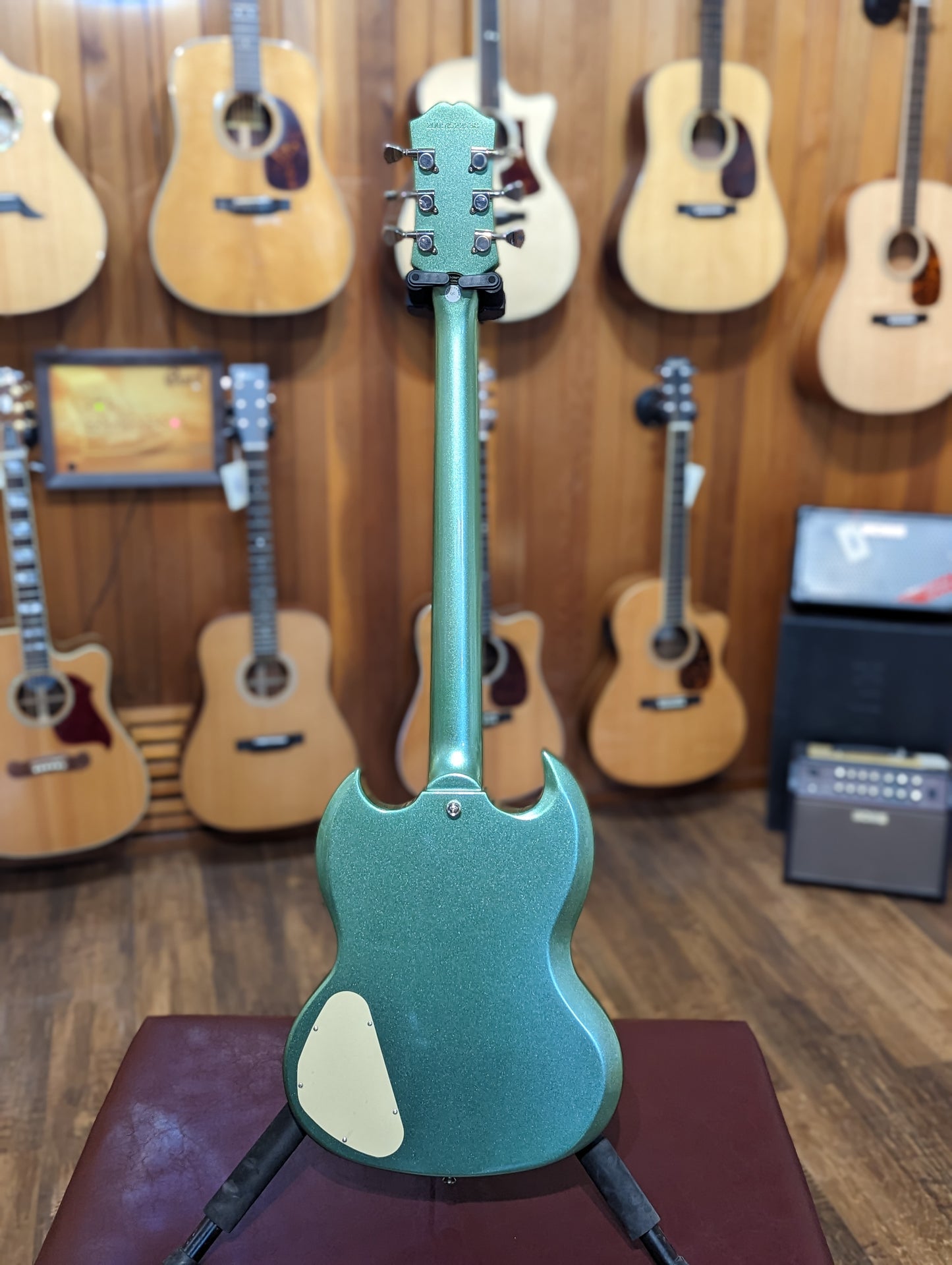 Epiphone SG Muse Electric Guitar w/Case - Wanderlust Green Metallic (2020)