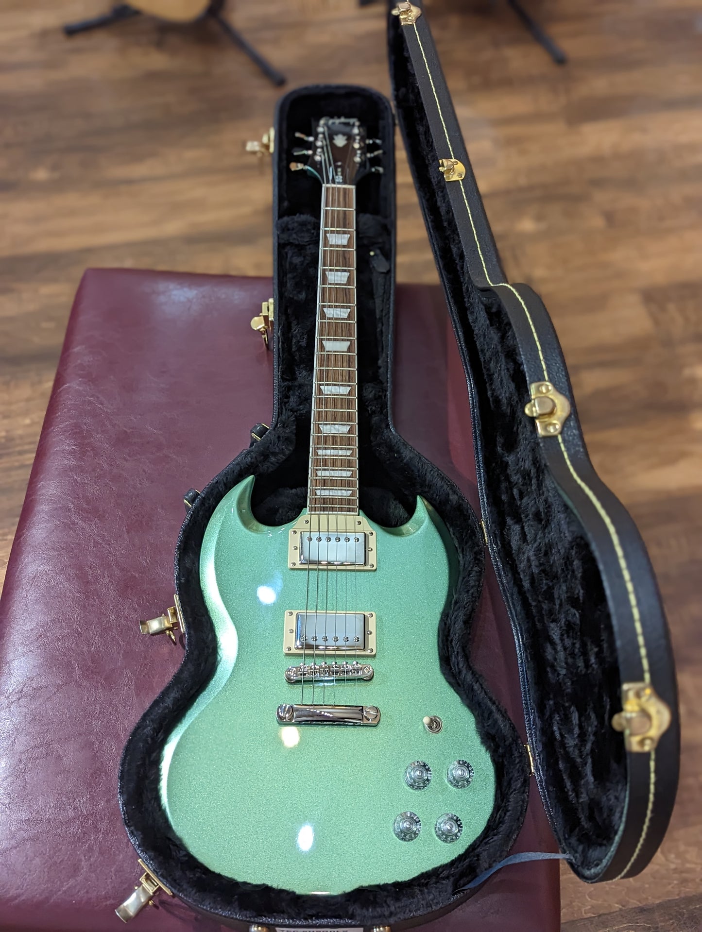 Epiphone SG Muse Electric Guitar w/Case - Wanderlust Green Metallic (2020)