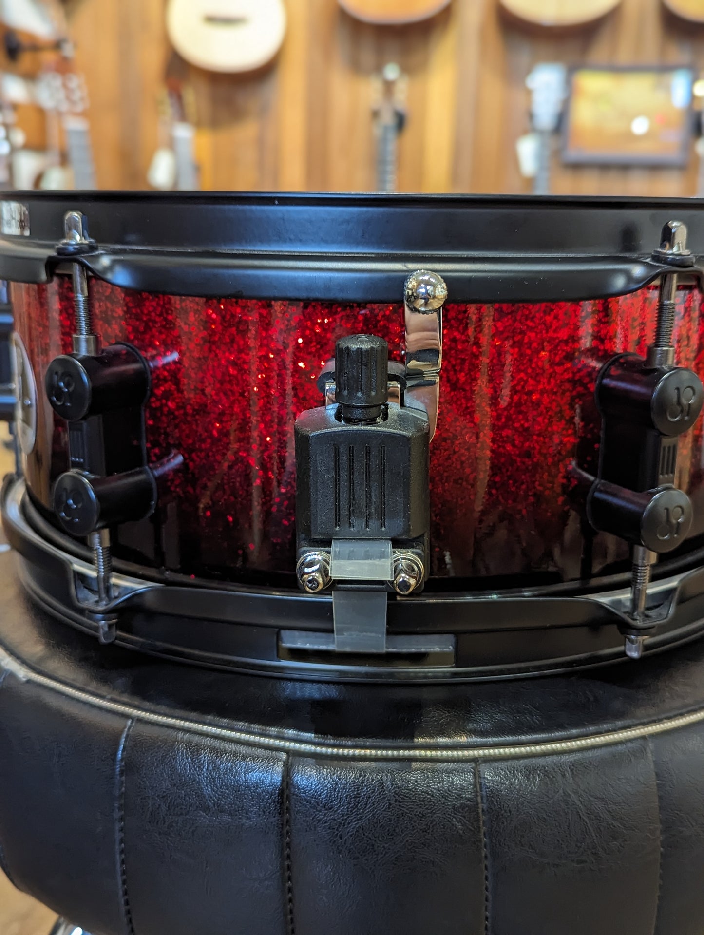 Sonor Force 3007 12"x5" Snare Drum - Red Sparkle Fade (Used)