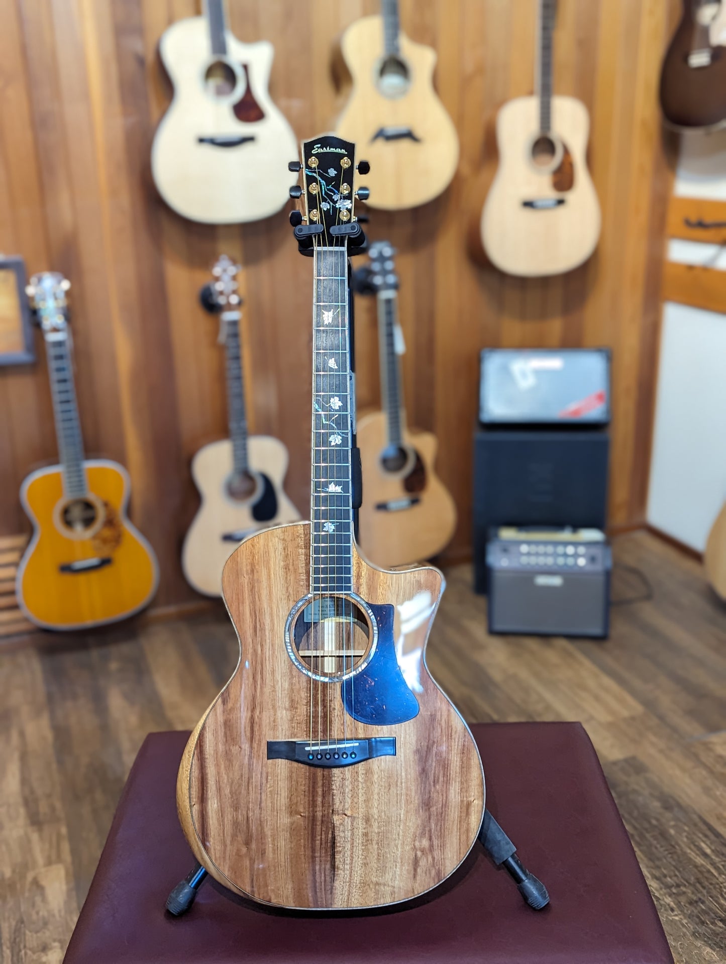 Eastman Limited Edition AC622 Solid Koa Grand Auditorium Acoustic Guitar w/Case