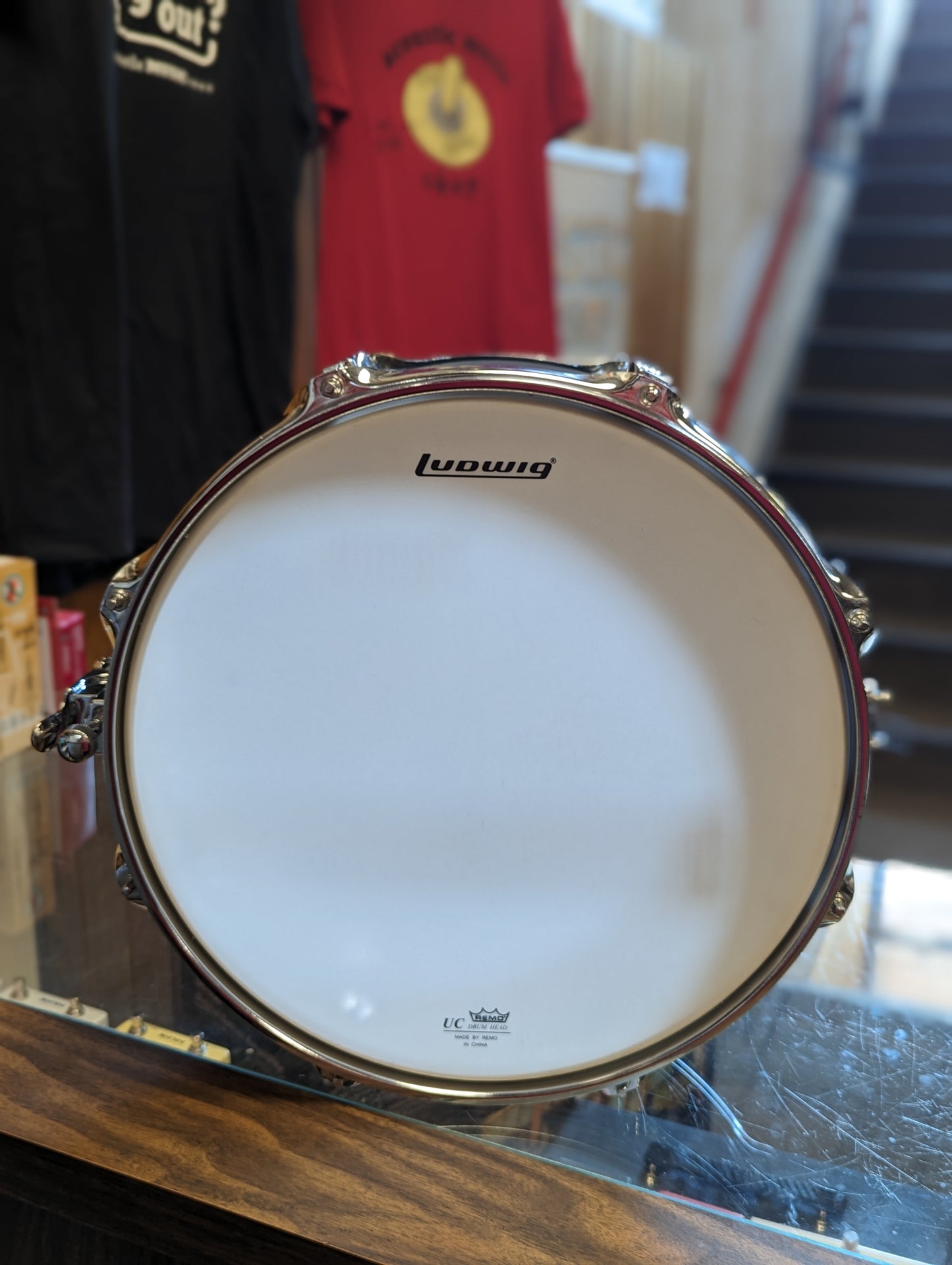 Ludwid Breakbeat 14"x5" Snare Drum - Black Sparkle (Used)