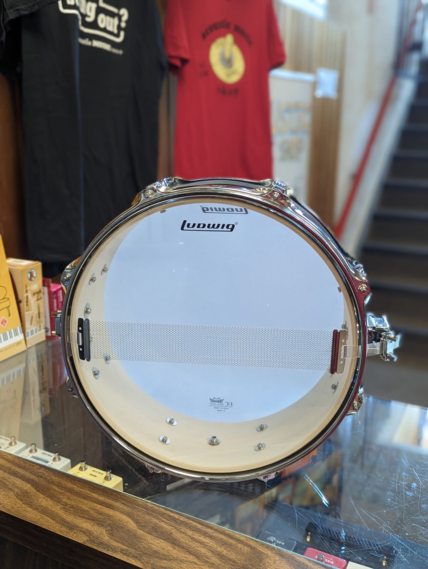 Ludwid Breakbeat 14"x5" Snare Drum - Black Sparkle (Used)