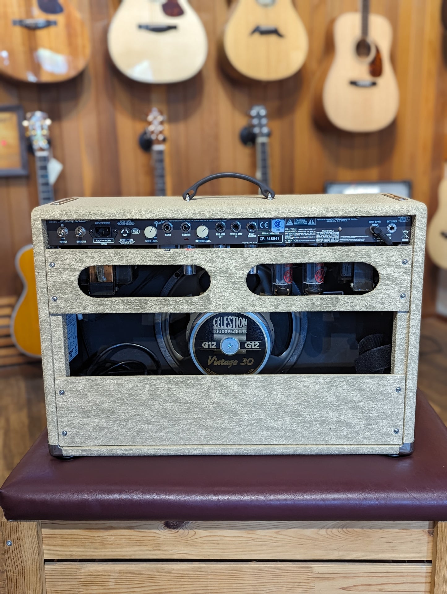 Fender Super-Sonic™ 1x12 Combo w/Amp Cover & Footswitch (2008)