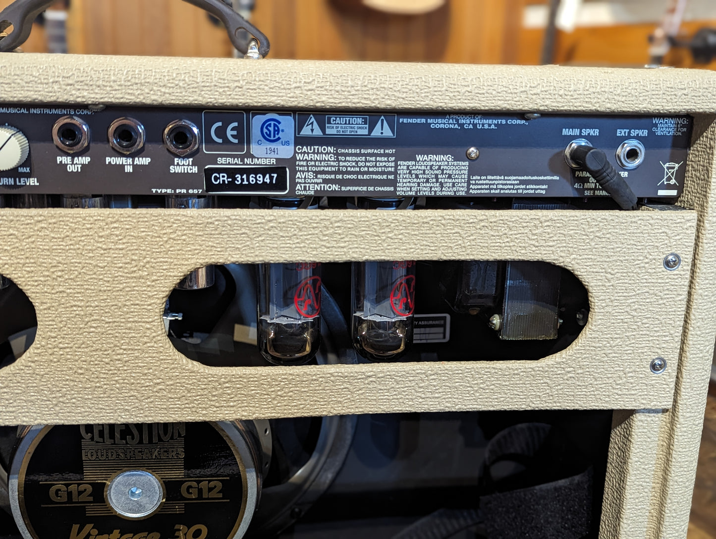 Fender Super-Sonic™ 1x12 Combo w/Amp Cover & Footswitch (2008)