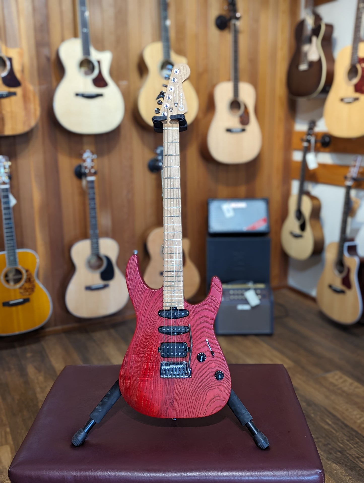 Charvel Pro-Mod DK24 HSS 2PT CM Red Ash (2021)