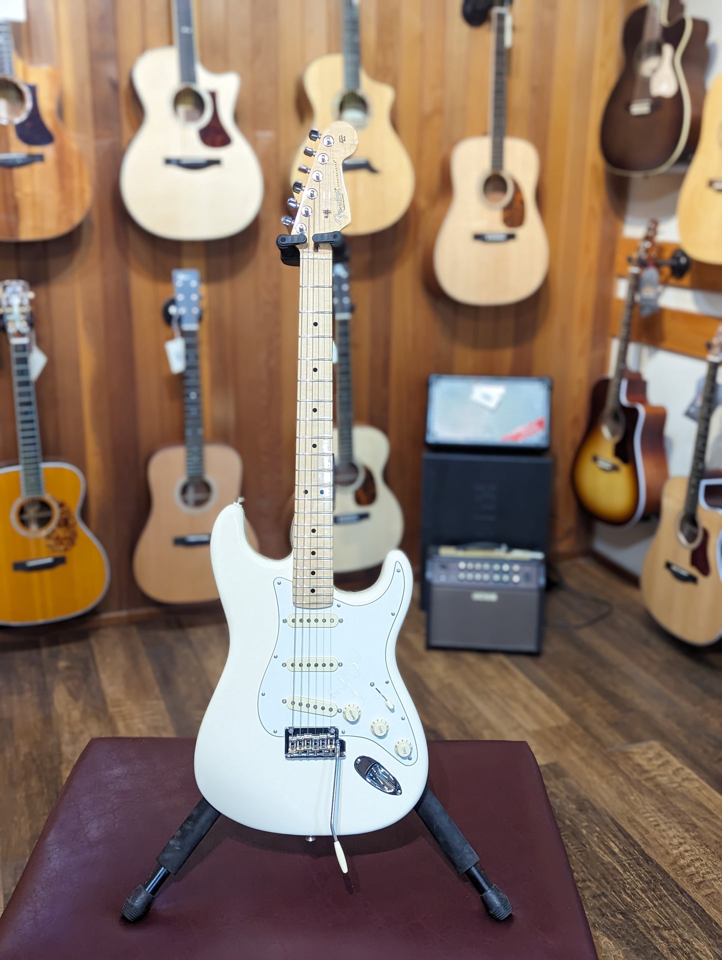 Fender American Professional Stratocaster w/Case - Olympic White (2019)