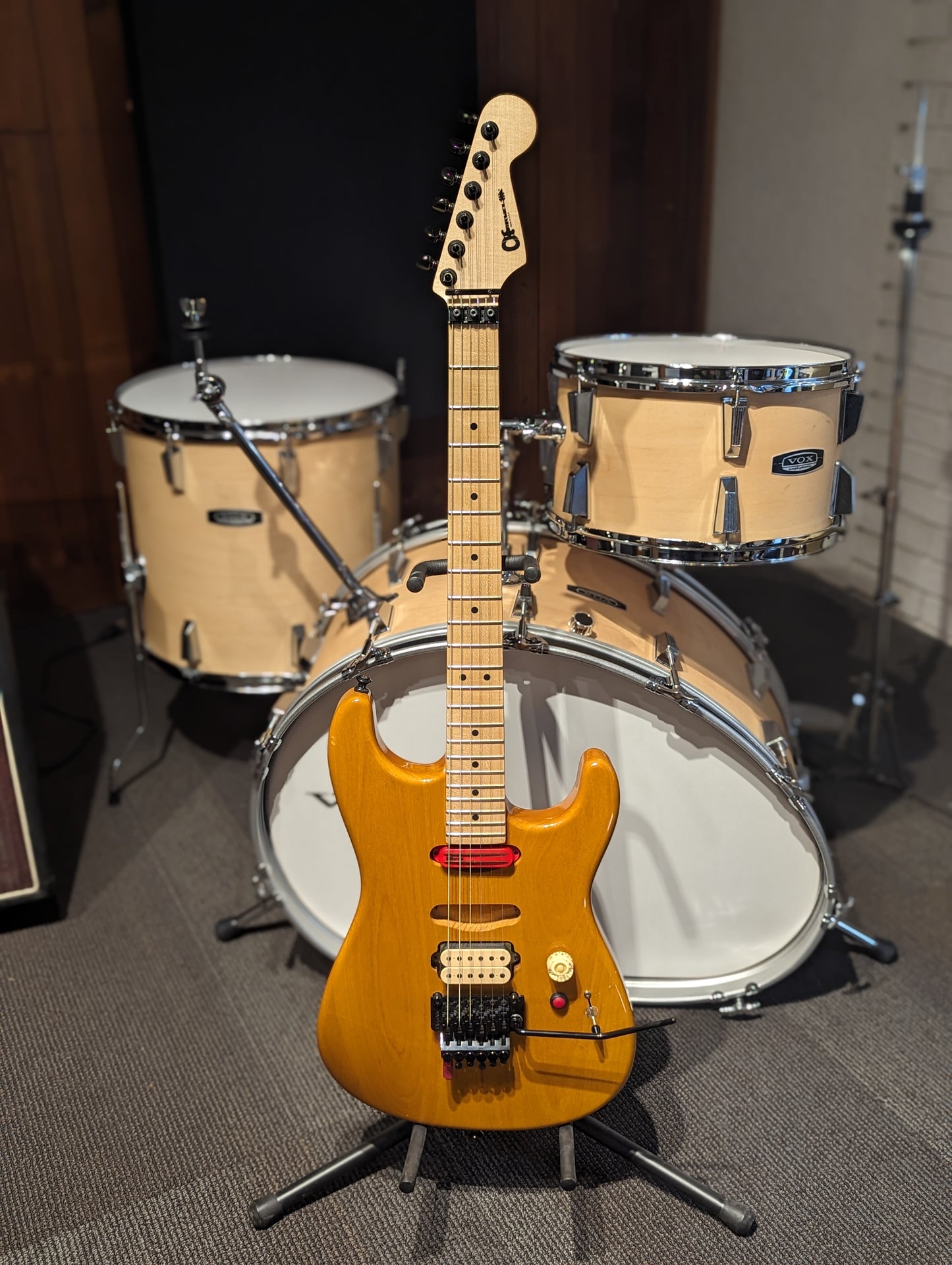 Charvel USA San Dimas Style 1 HSS Electric Guitar w/Gig Bag - Trans Kandy Gold (2009)