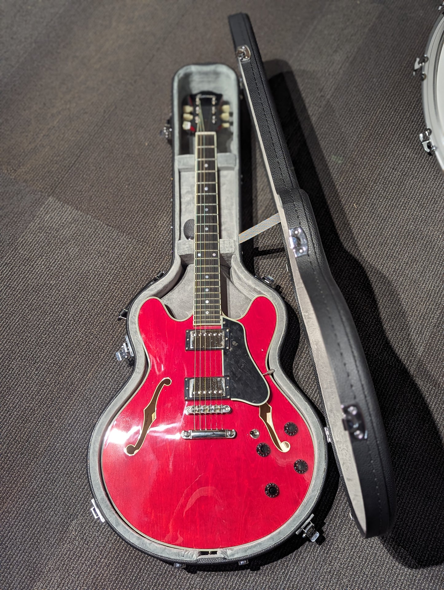 Eastman T386 Thinline Electric Guitar w/Case - Red (2023)