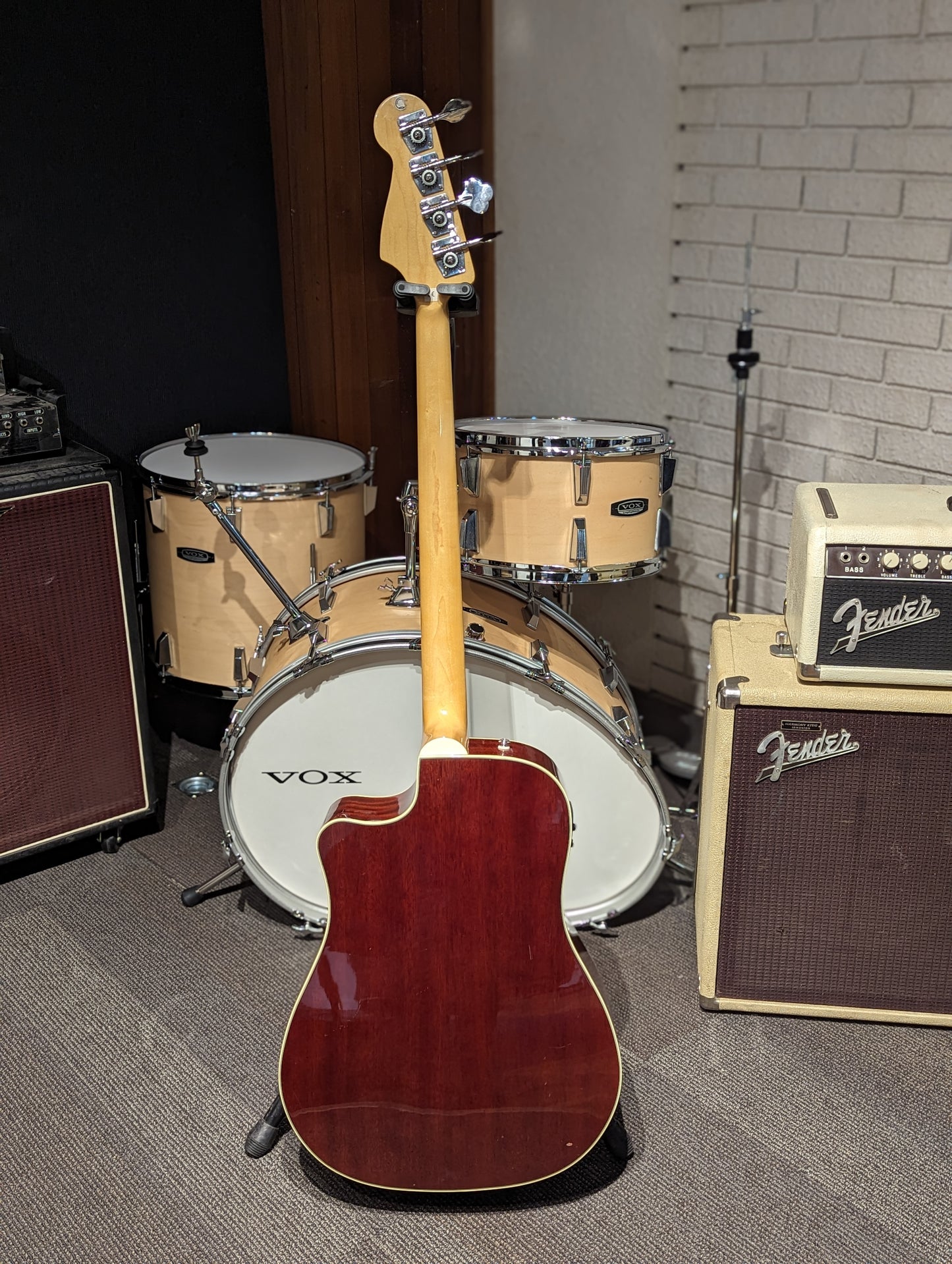 Fender Kingman Acoustic/Electric Bass Guitar - Natural (Used)