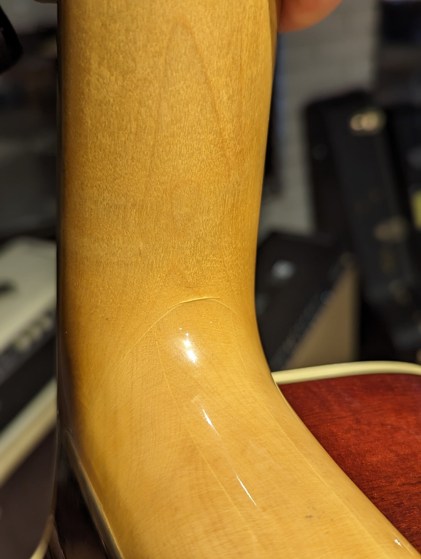 Fender Kingman Acoustic/Electric Bass Guitar - Natural (Used)