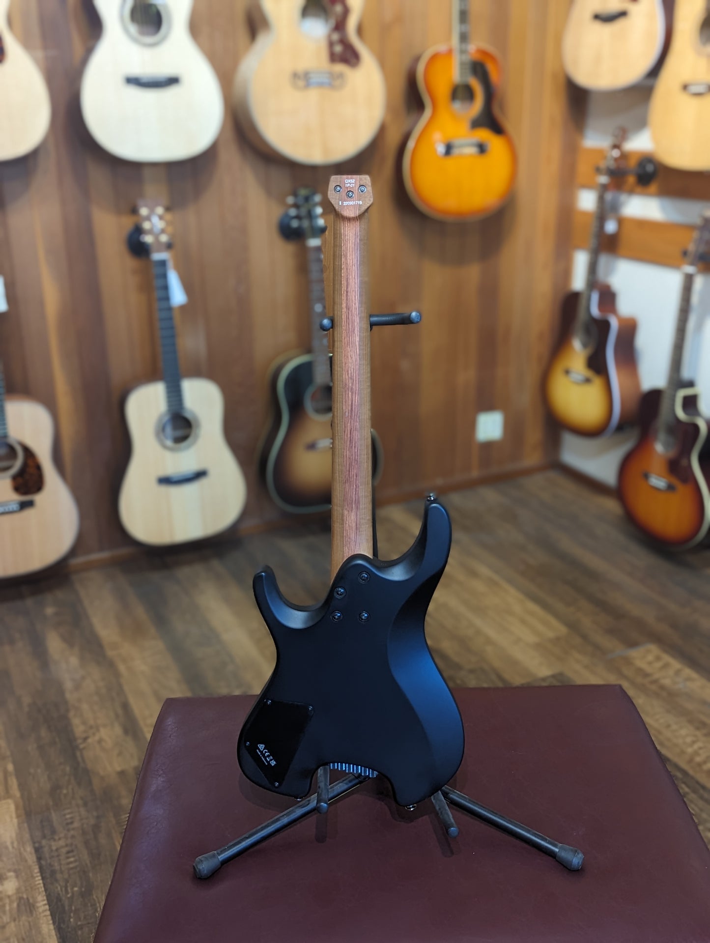 Ibanez QX52 Headless Electric Guitar w/ Gigbag - Black Flat (Used)