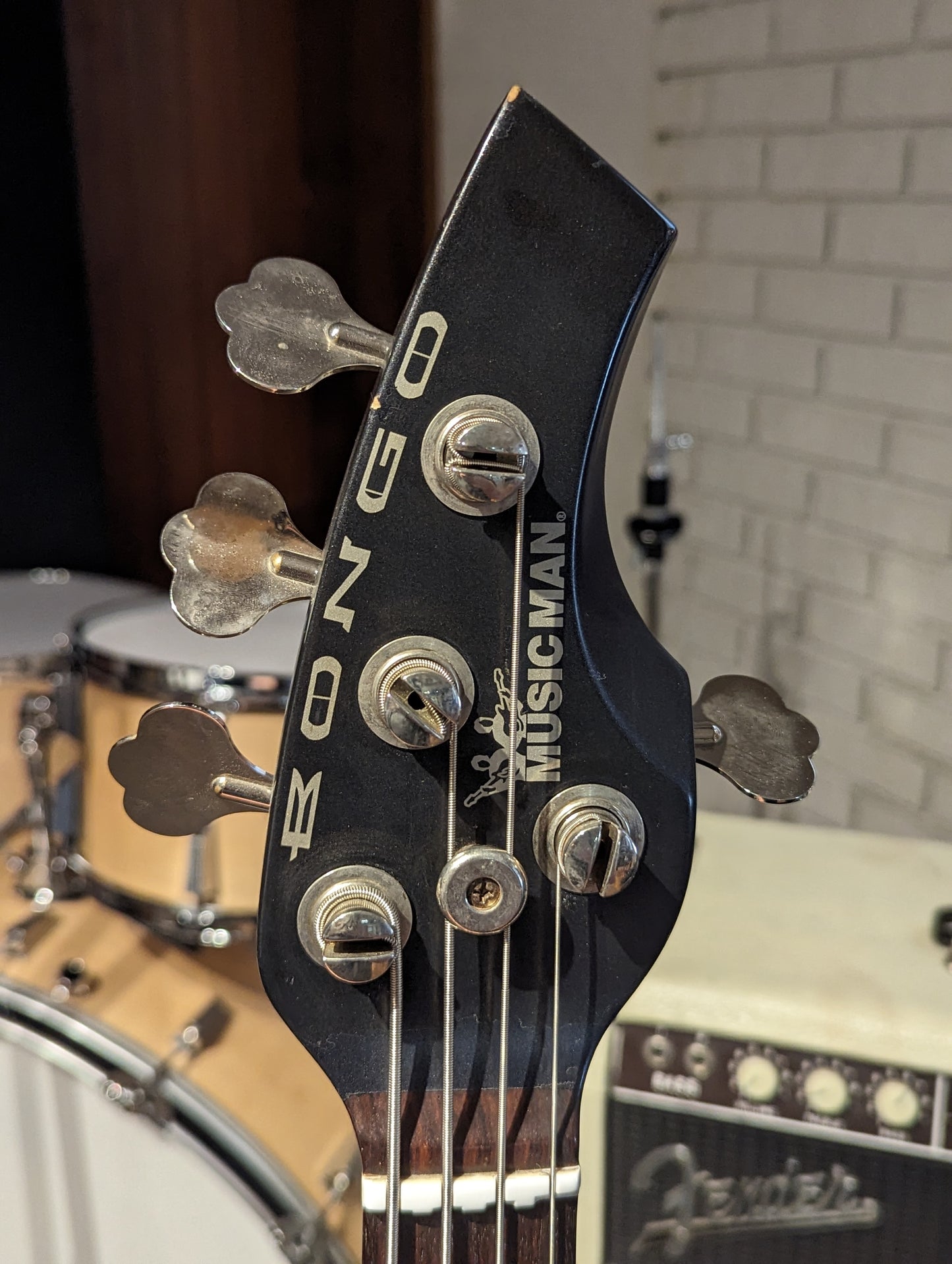 Ernie Ball Music Man Bongo 4 - Sapphire Black (2004)