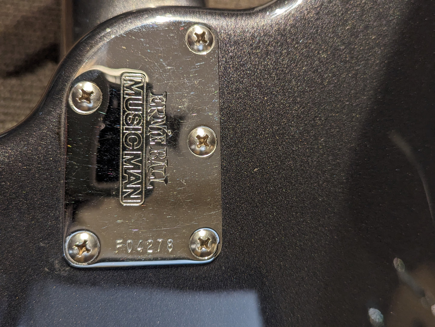 Ernie Ball Music Man Bongo 4 - Sapphire Black (2004)