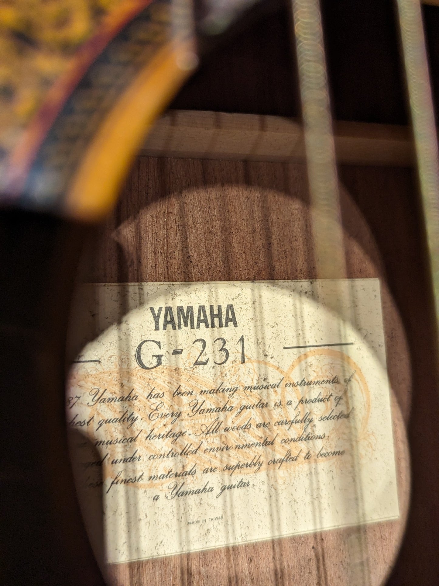 Yamaha G-231 Classical Guitar (Used)