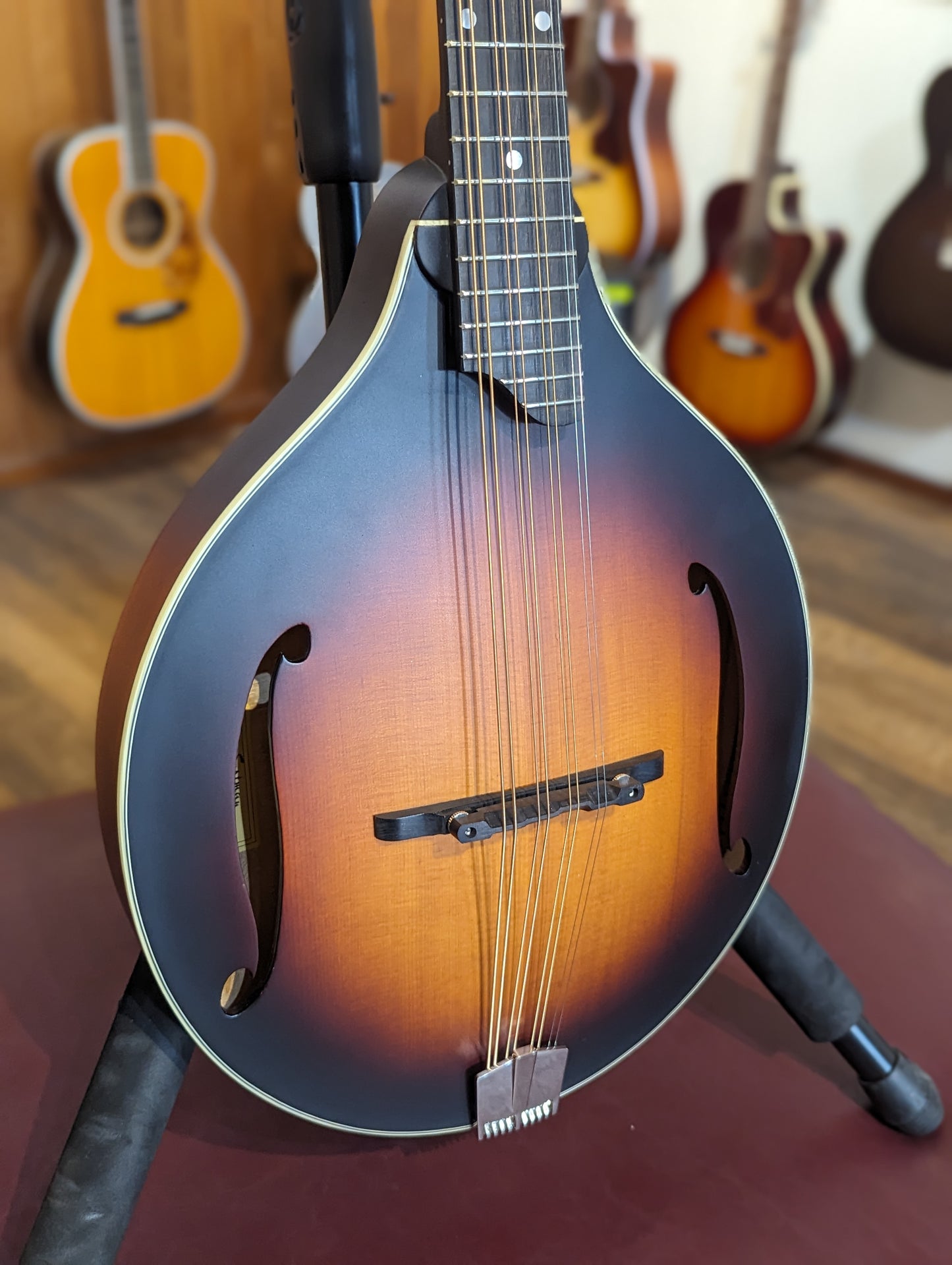 Eastman MDO305E Electric/Acoustic Octave Mandolin w/Gig Bag - Sunburst