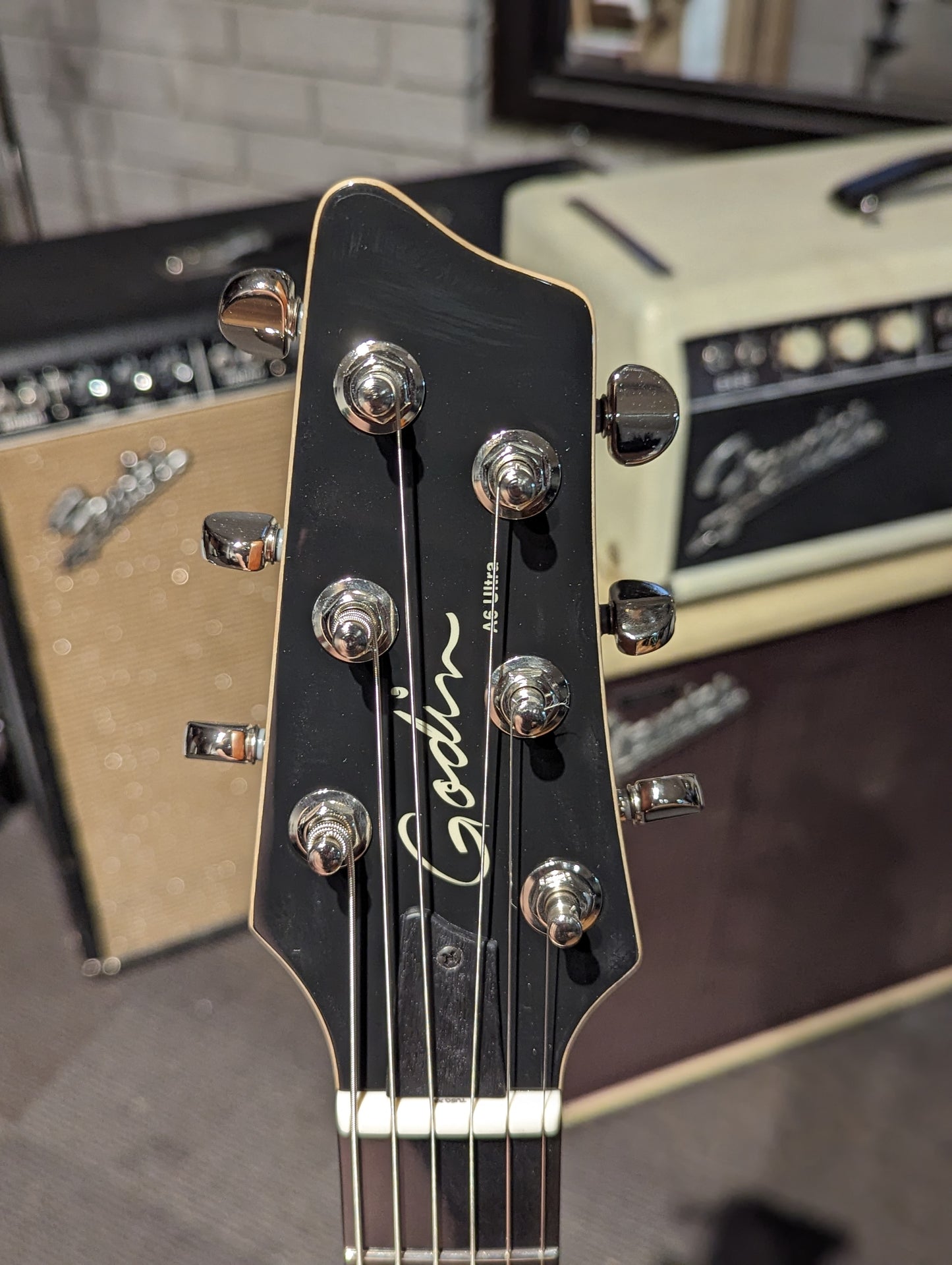 Godin A6 Ultra Natural SG Hybrid Acoustic/Electric w/Gig Bag SF