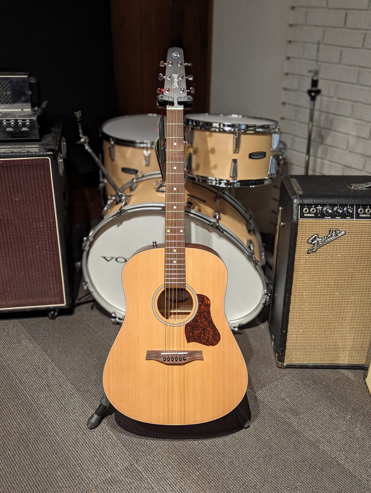 Seagull Guitars S6 Cedar Original Slim Acoustic Guitar SF