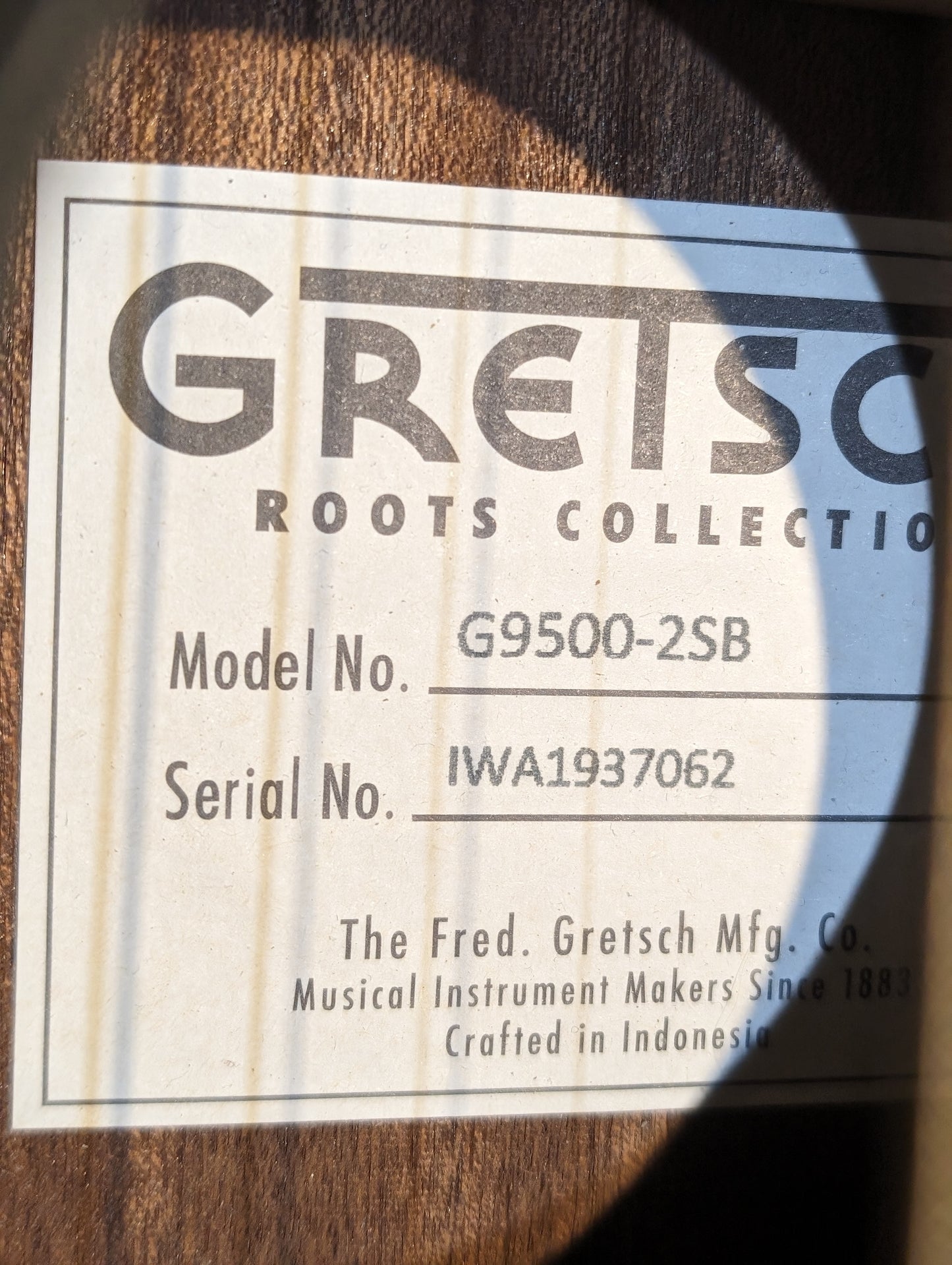 Gretsch G9500 Jim Dandy Flat Top Acoustic Guitar - 2-Color Sunburst (2020)