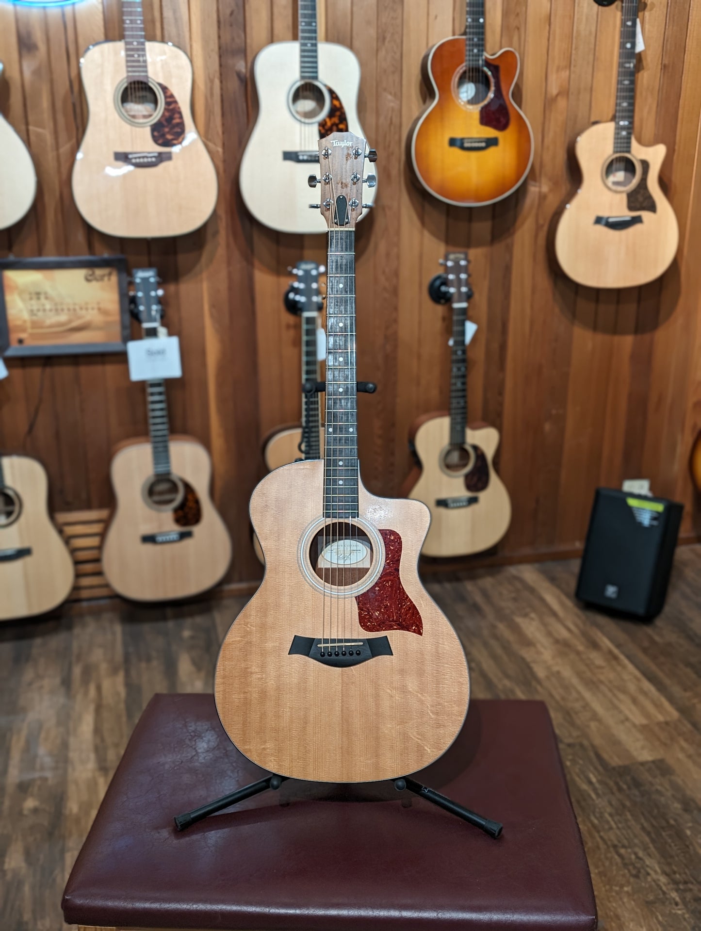 Taylor 114ce Grand Auditorium Acoustic/Electric Guitar w/Gig Bag (2014)