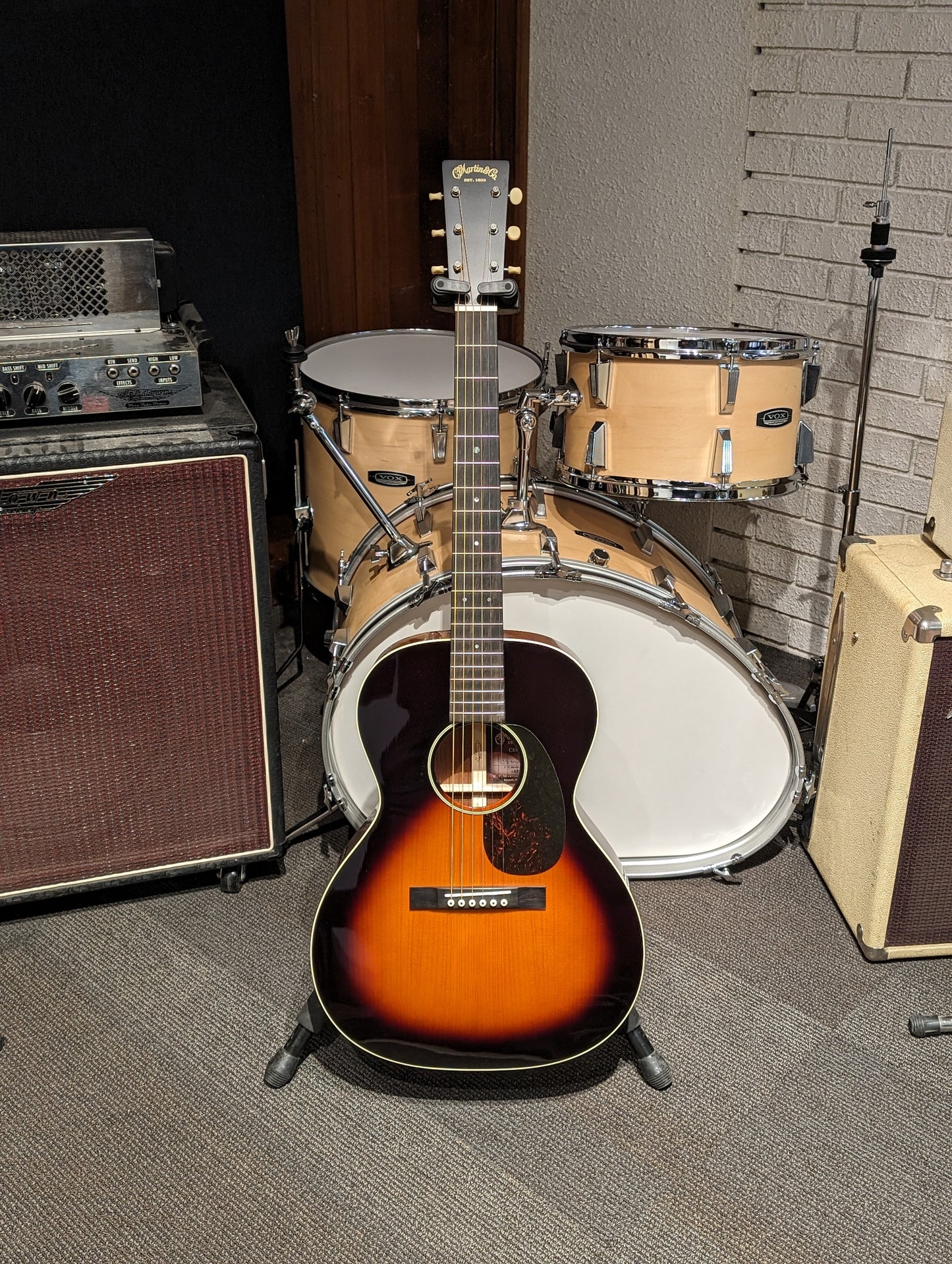 Martin CEO-7 00-14 Fret Slope Shoulder Acoustic Guitar w/Case - Autumn Sunset Burst (2023)