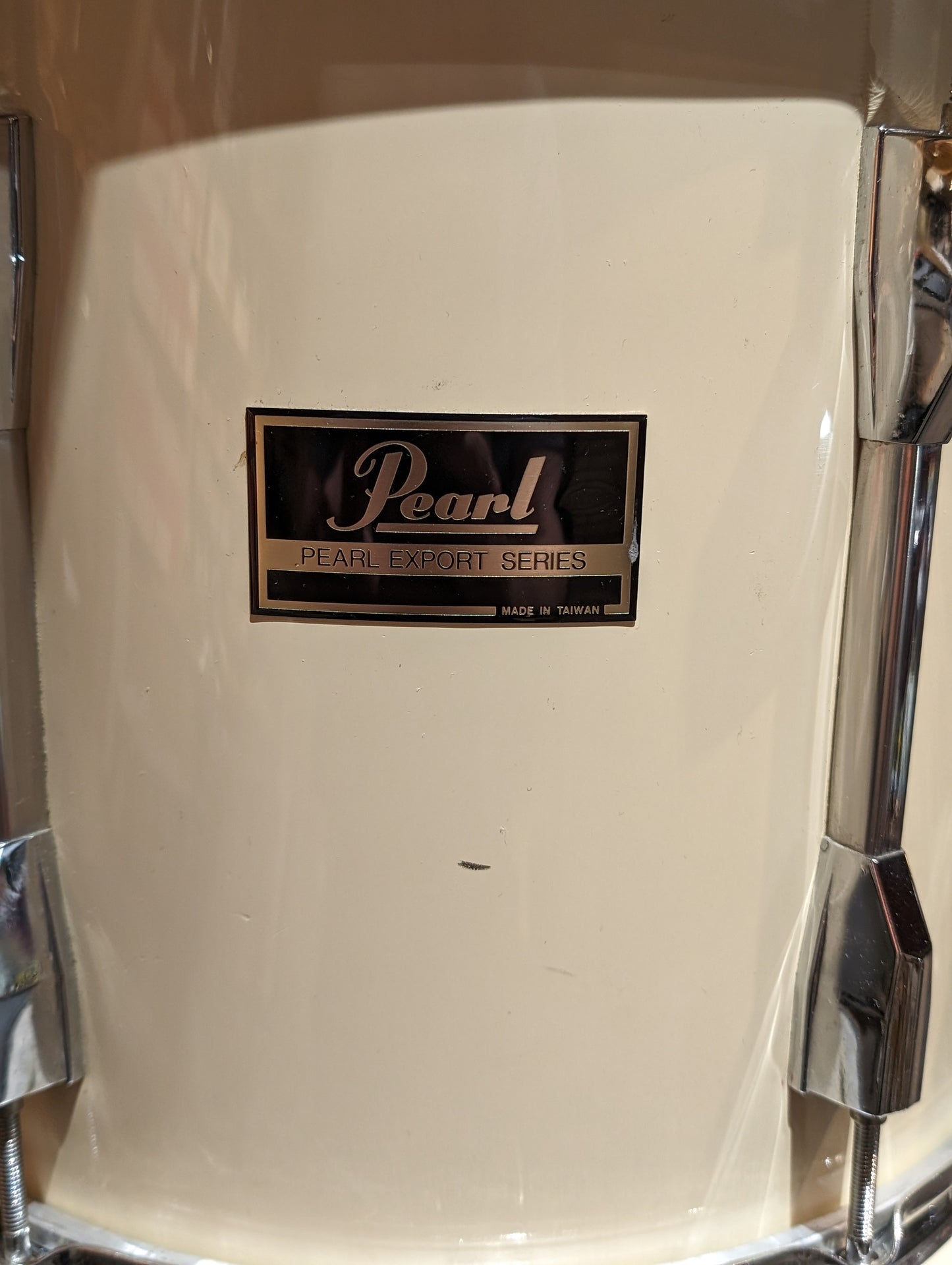 Pearl Export 5 Piece Drum Kit w/Cymbals & Hardware - Antique White (1990's)