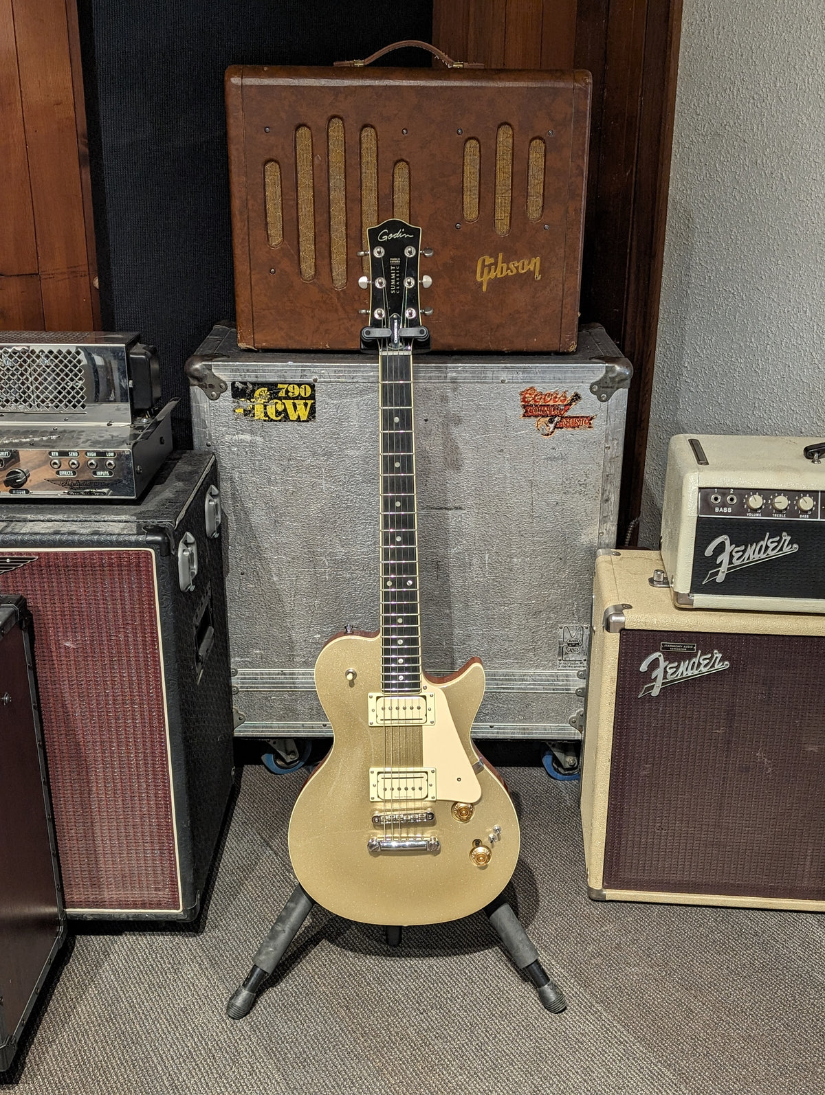Godin Summit Classic Convertible Gold HG w/Case (Used)