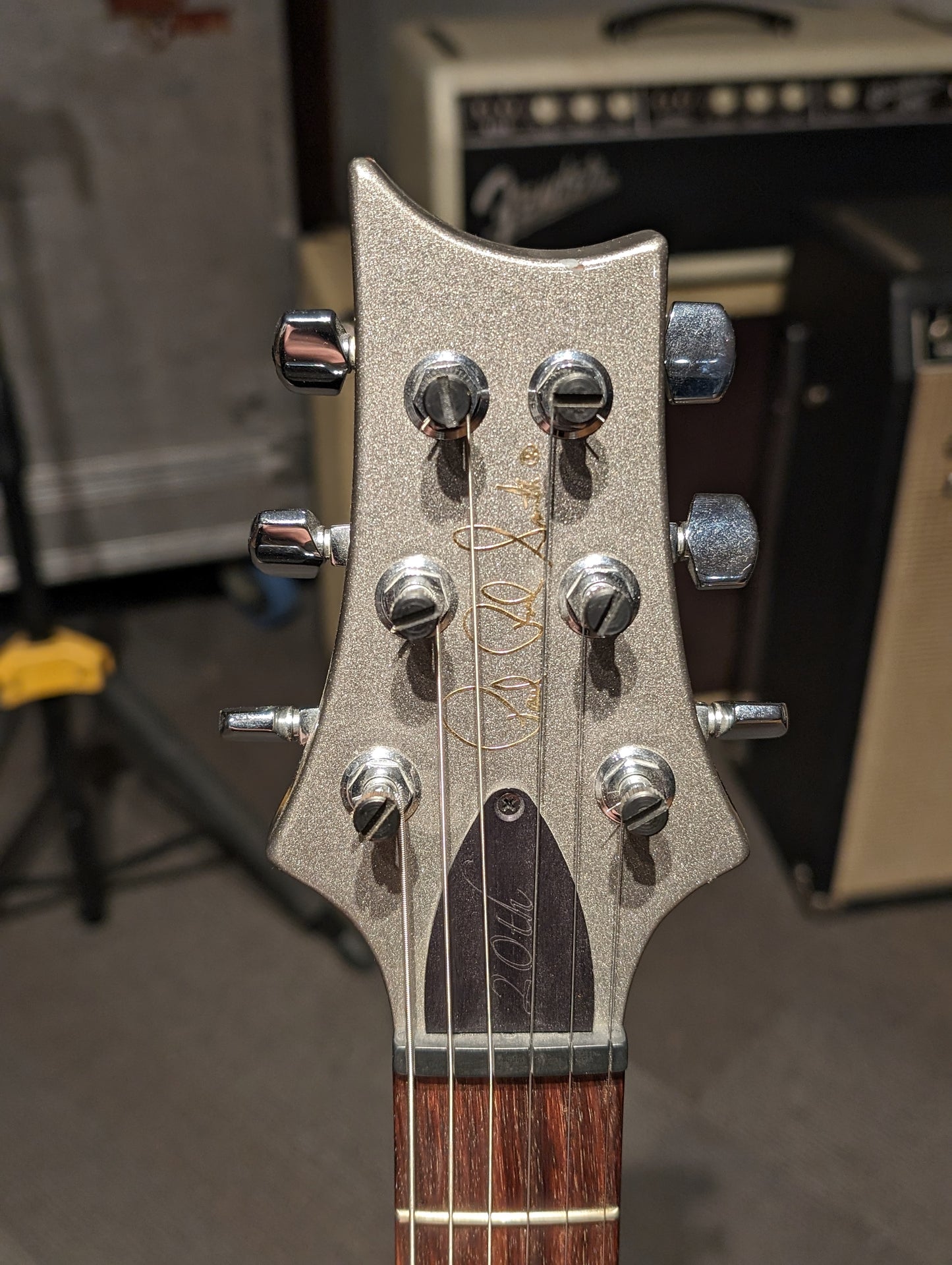 PRS 20th Anniversary Standard 22 Electric Guitars w/Case - Platinum Metallic (2005)