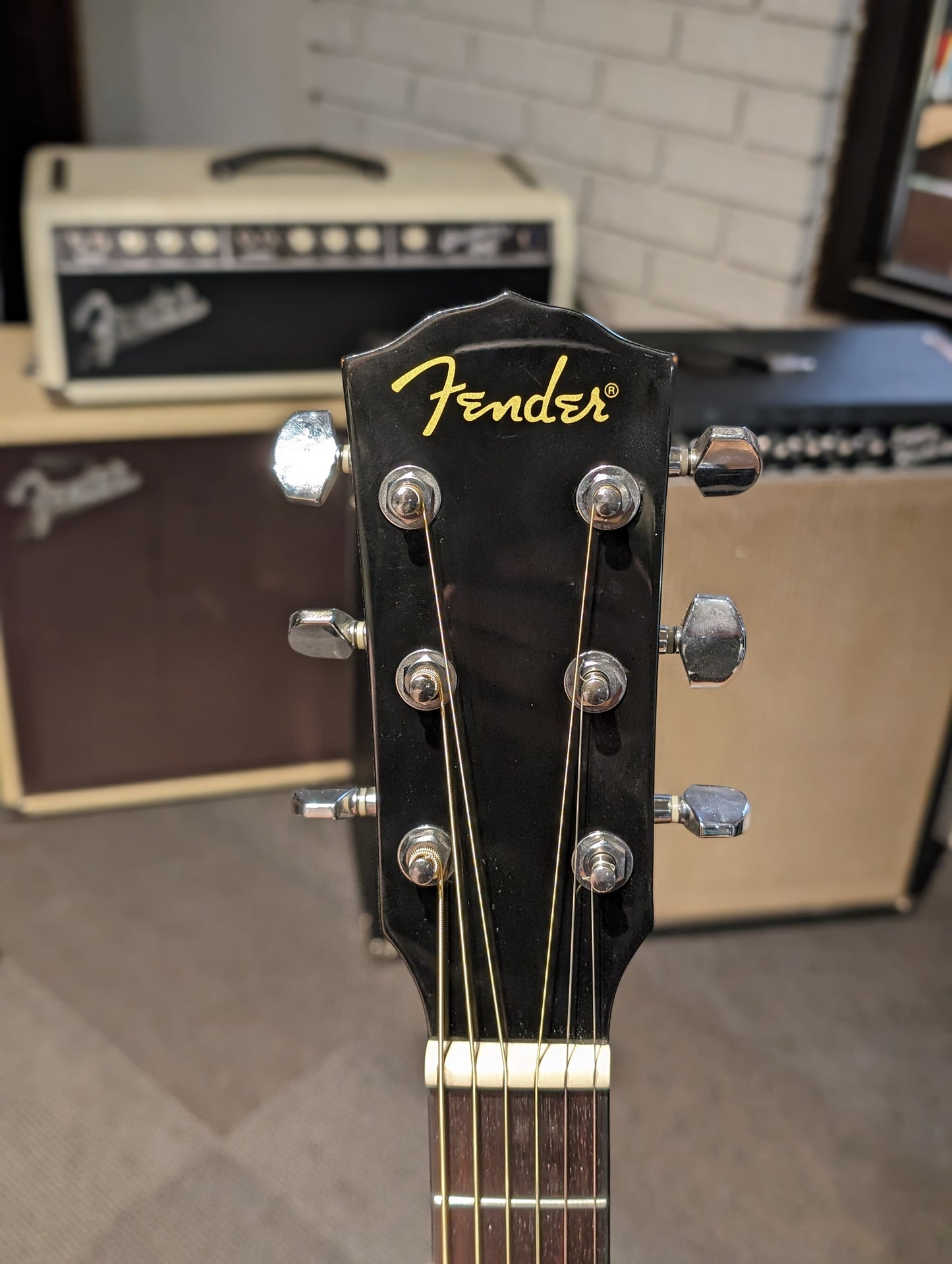 Fender CD-60BK Acoustic Guitar w/Case - Black (Used)