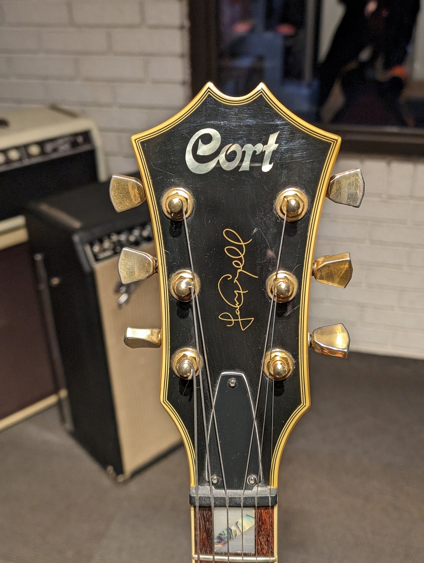 Cort LCS-1 Larry Coryell Signature Arch Top Electric Guitar w/Case - Vintage Burst (Used)