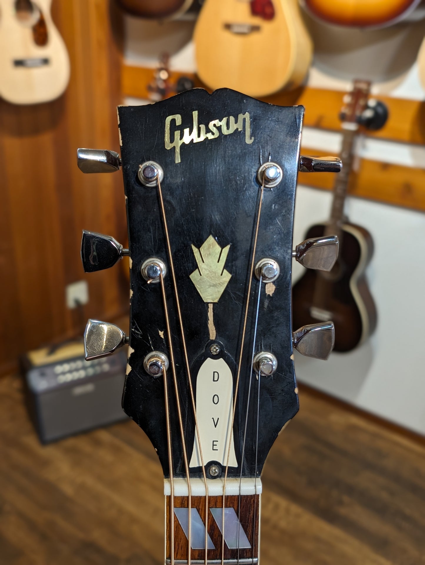 Gibson Dove Acoustic Guitar w/Case - Cherry Sunburst (1968-1969)