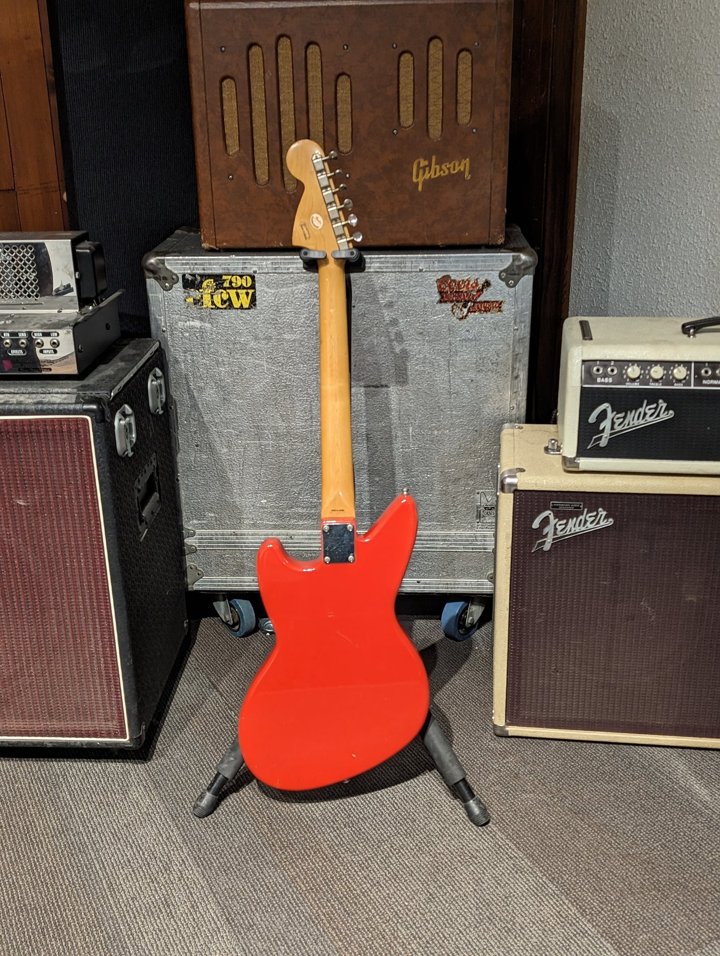 Fender MIJ Kurt Cobain Jag-Stang w/Case - Fiesta Red (1996)