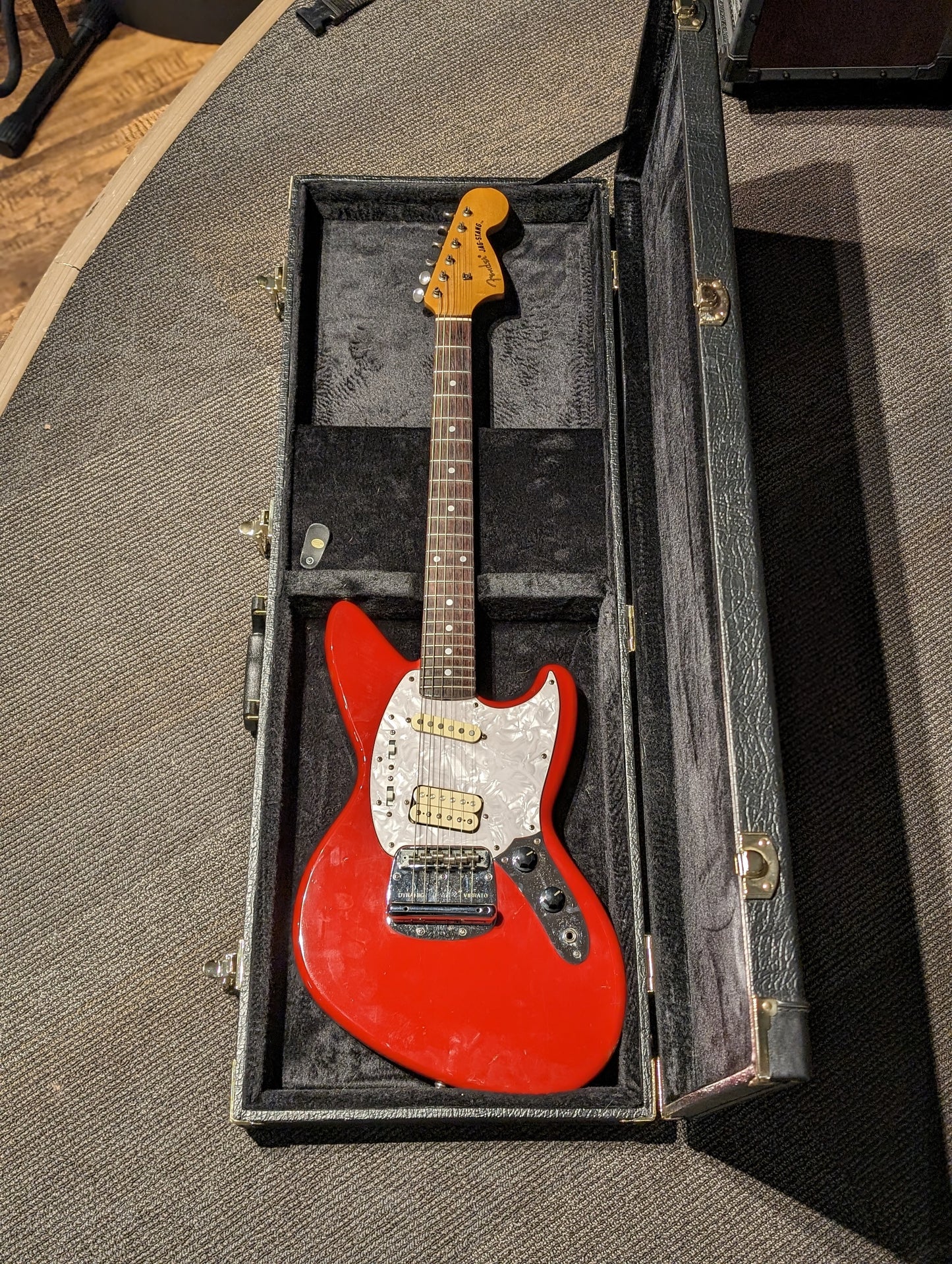 Fender MIJ Kurt Cobain Jag-Stang w/Case - Fiesta Red (1996)