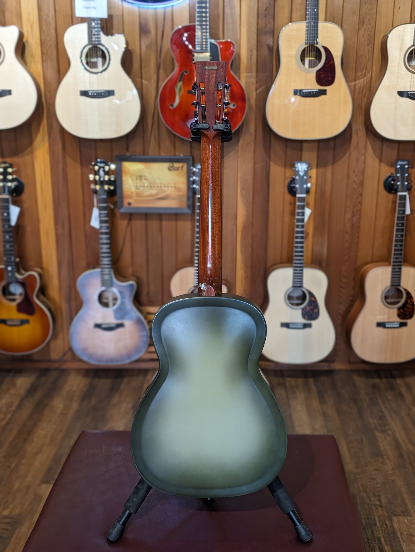 National NRP Steel Resonator Guitar w/Case - Green (2010)