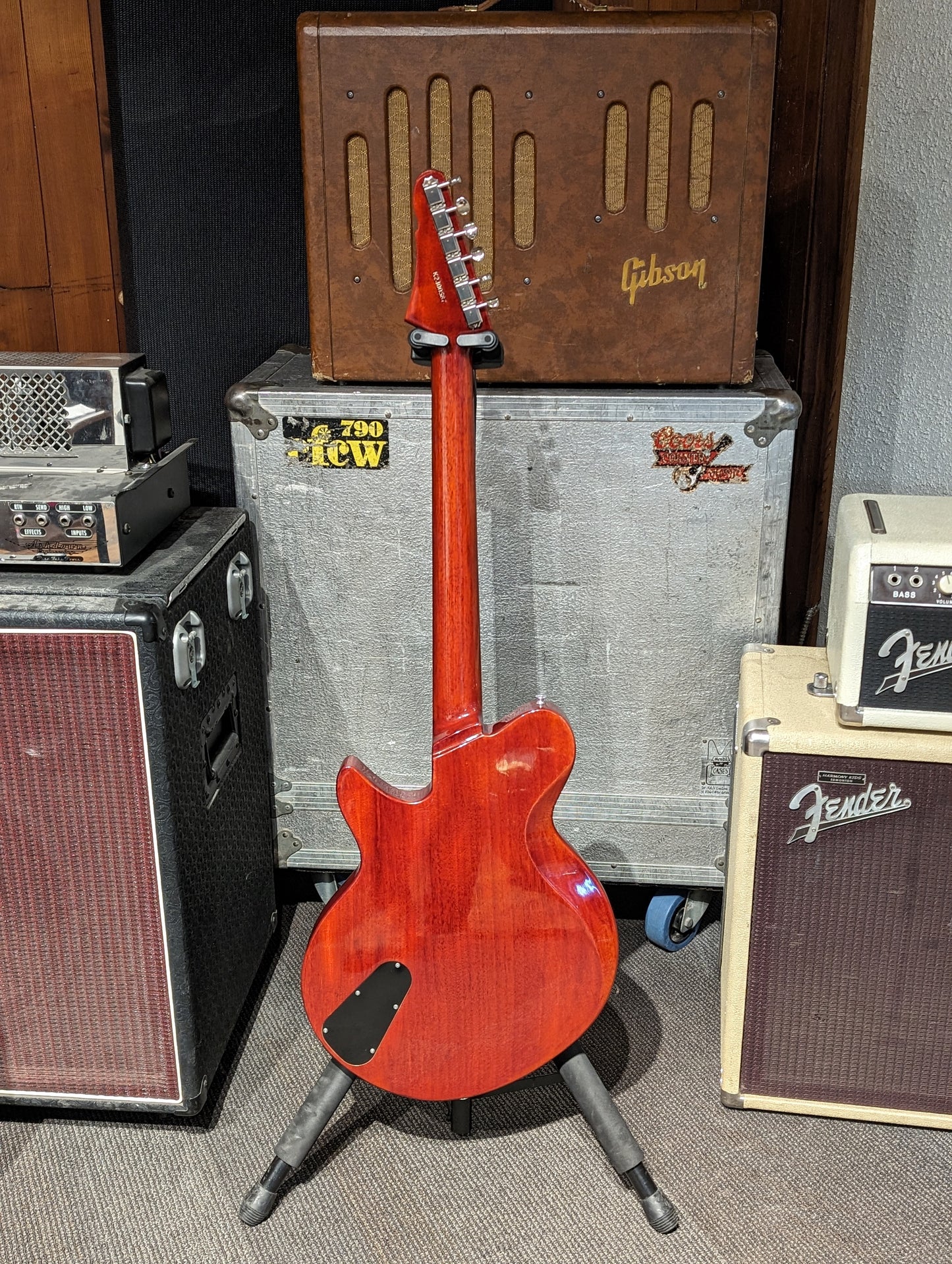 Eastman Juliet P90 Electric Guitar w/Gig Bag - Vintage Red (Serial # K2300587)