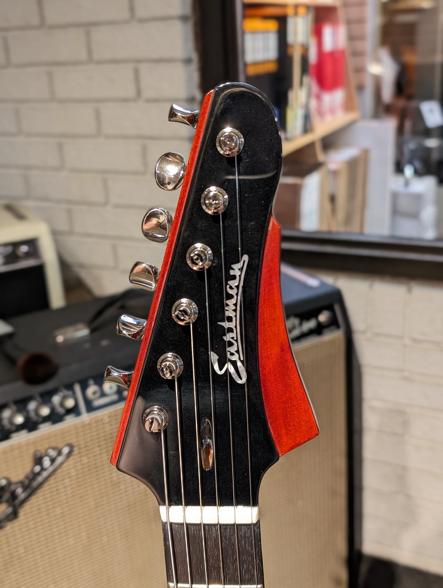 Eastman Juliet P90 Electric Guitar w/Gig Bag - Vintage Red (Serial # K2300587)